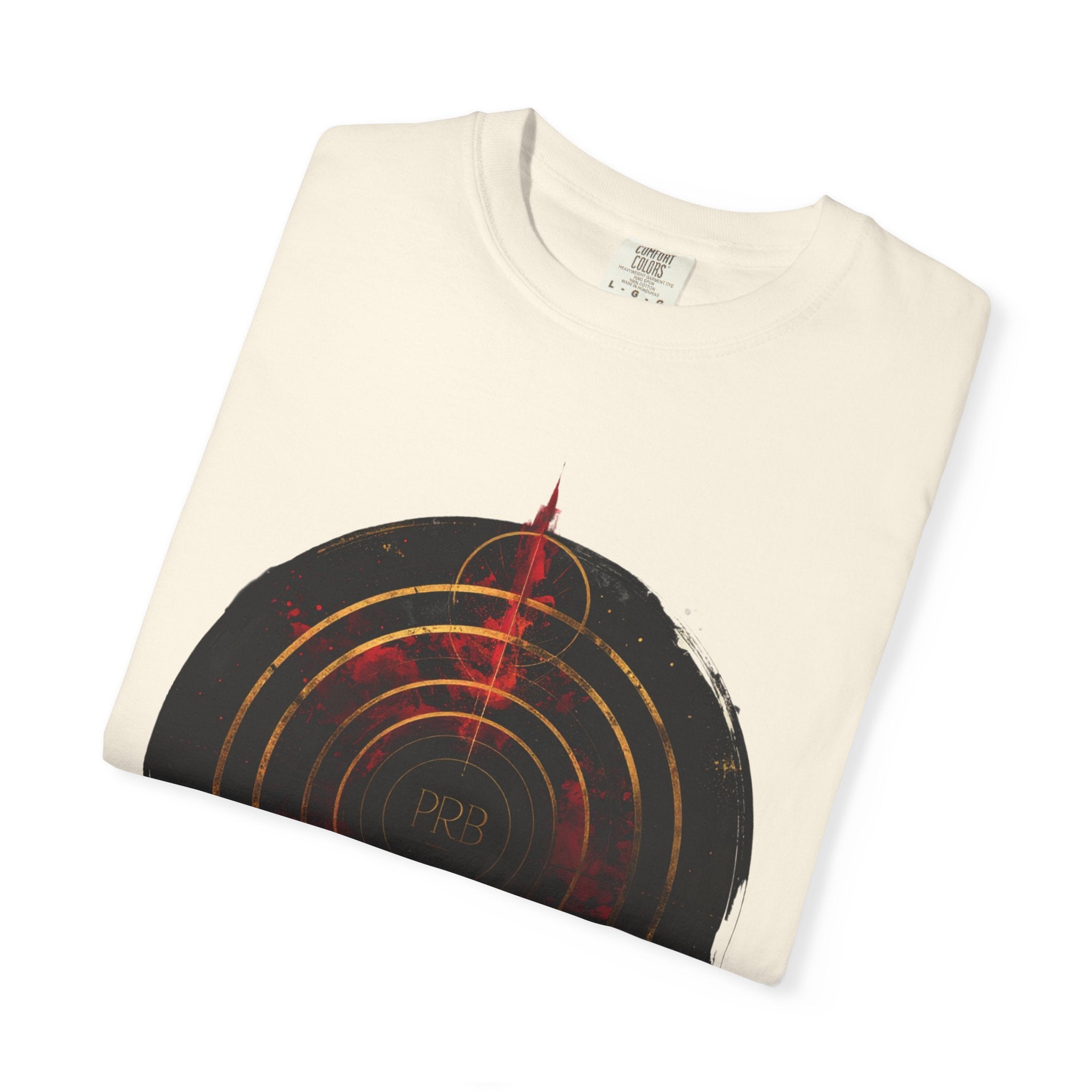 PRB Target Bullseye T-Shirt — Retro Circular Target Graphic Tee by Printify