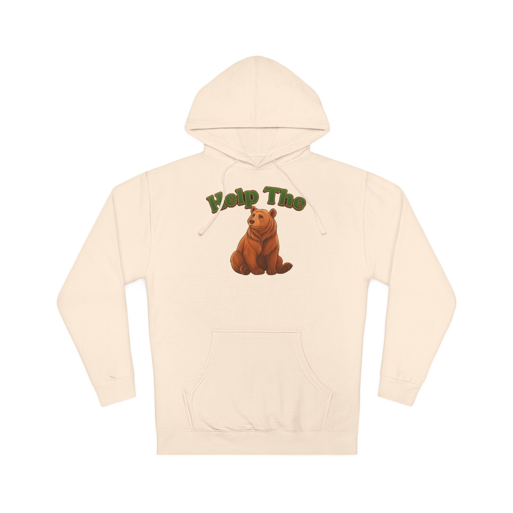 PRB "Don't Help Me Help The Bear" Graphic Hoodie by Power Runs Black
