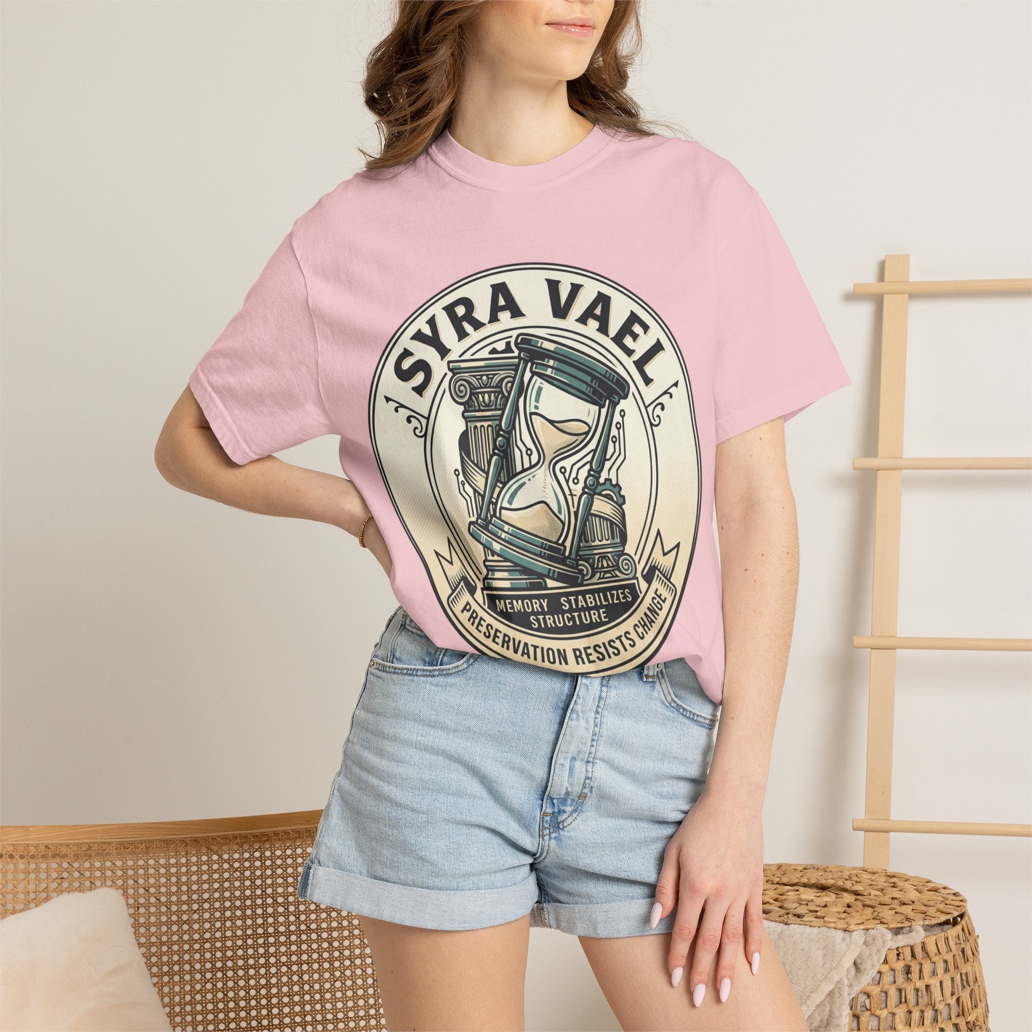 Power Runs Black PRB Syra Vael Hourglass Emblem T-Shirt by Power Runs Black