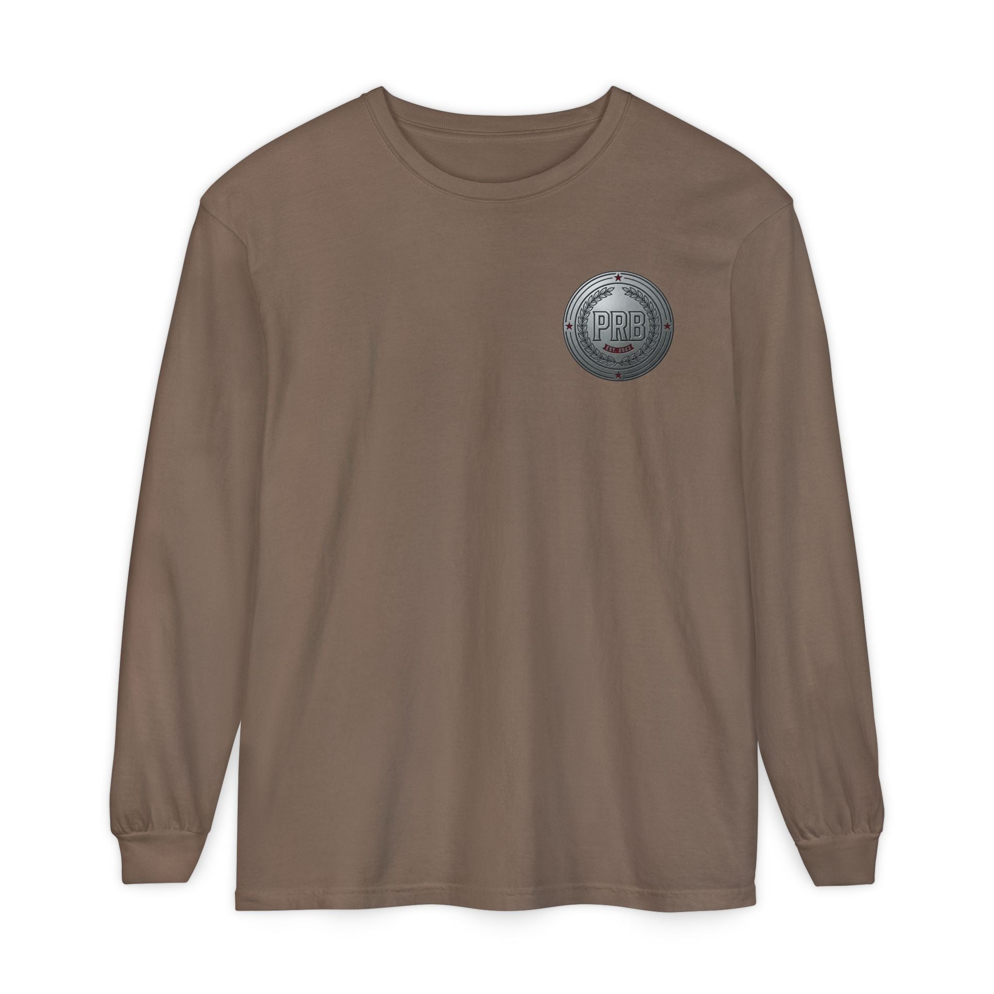 PRB The Starbound Seven graphic long sleeve shirt | cosmic superhero poster by Power Runs Black