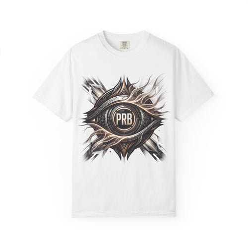 Printify PRB Clairvoyant Engine 4K Abstract Eye Emblem T-Shirt | PRB Center Medallion Graphic - T-Shirt