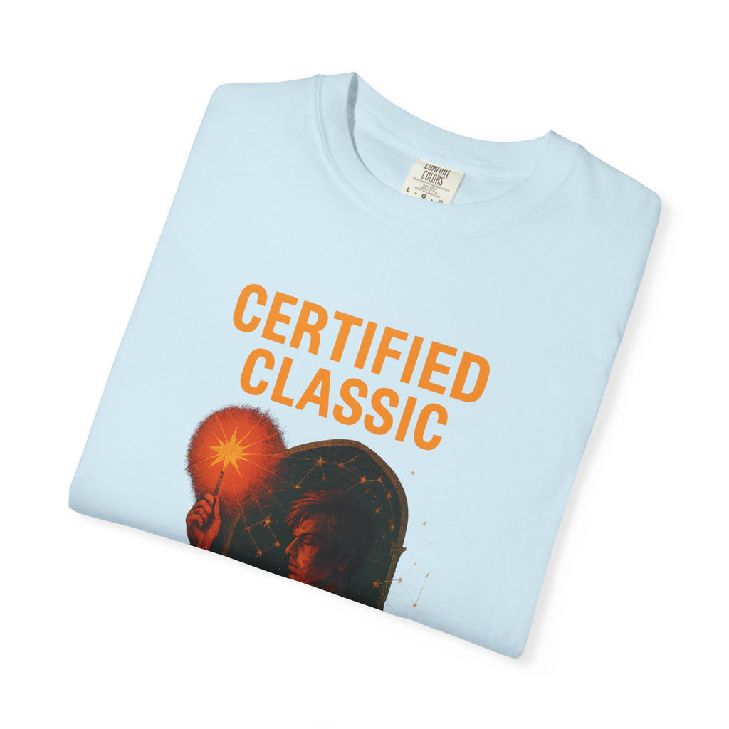 PRB Certified Classic head silhouette holding light bulb T-shirt | vintage inspired graphic tee by Power Runs Black