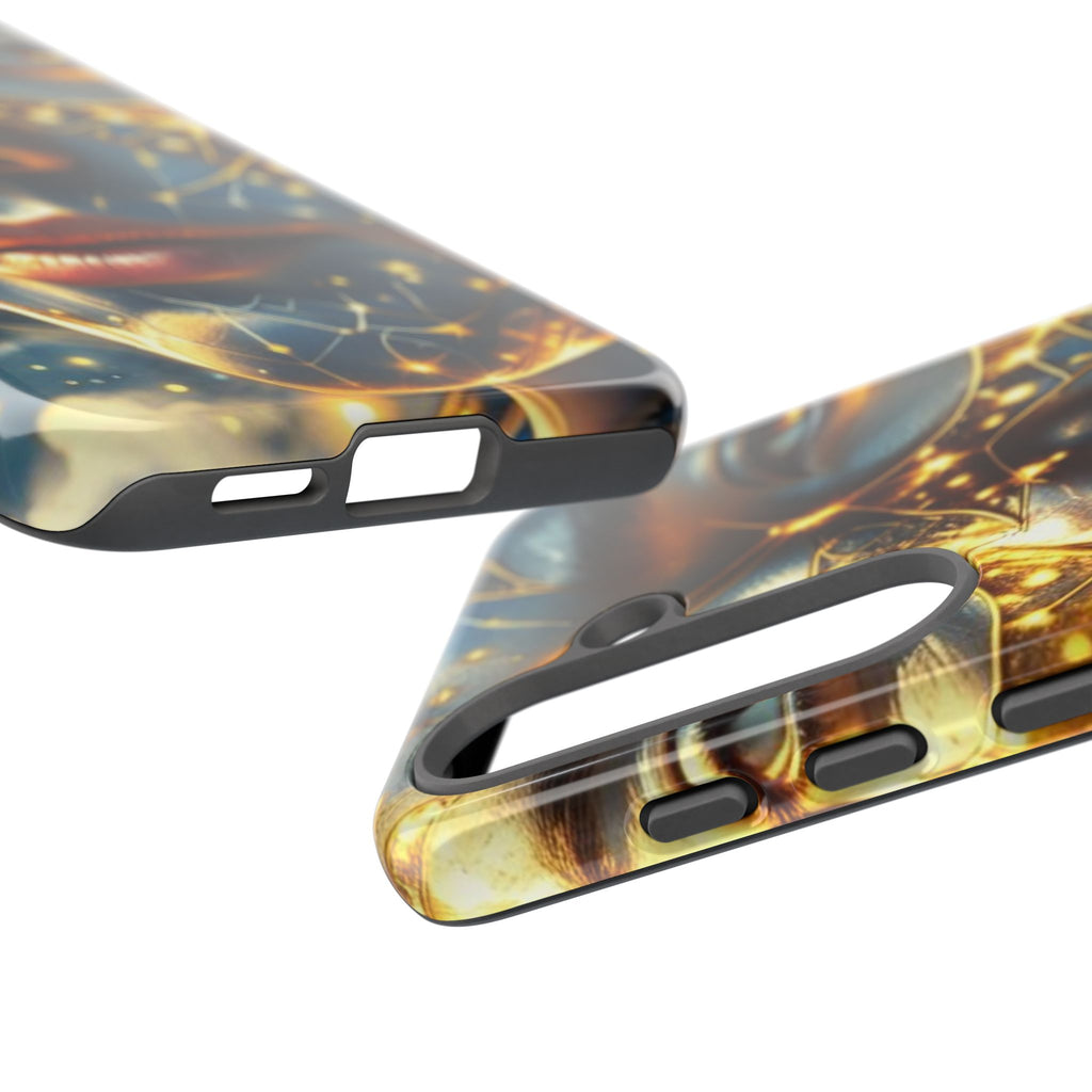 PRB Galactic Portrait Tough Case | Cosmic Face Phone Case, Starry Nebula Design by Printify