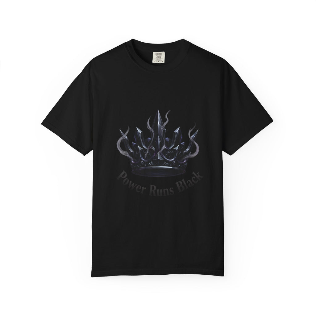 PRB Power Runs Black Crown Graphic T-Shirt by Power Runs Black