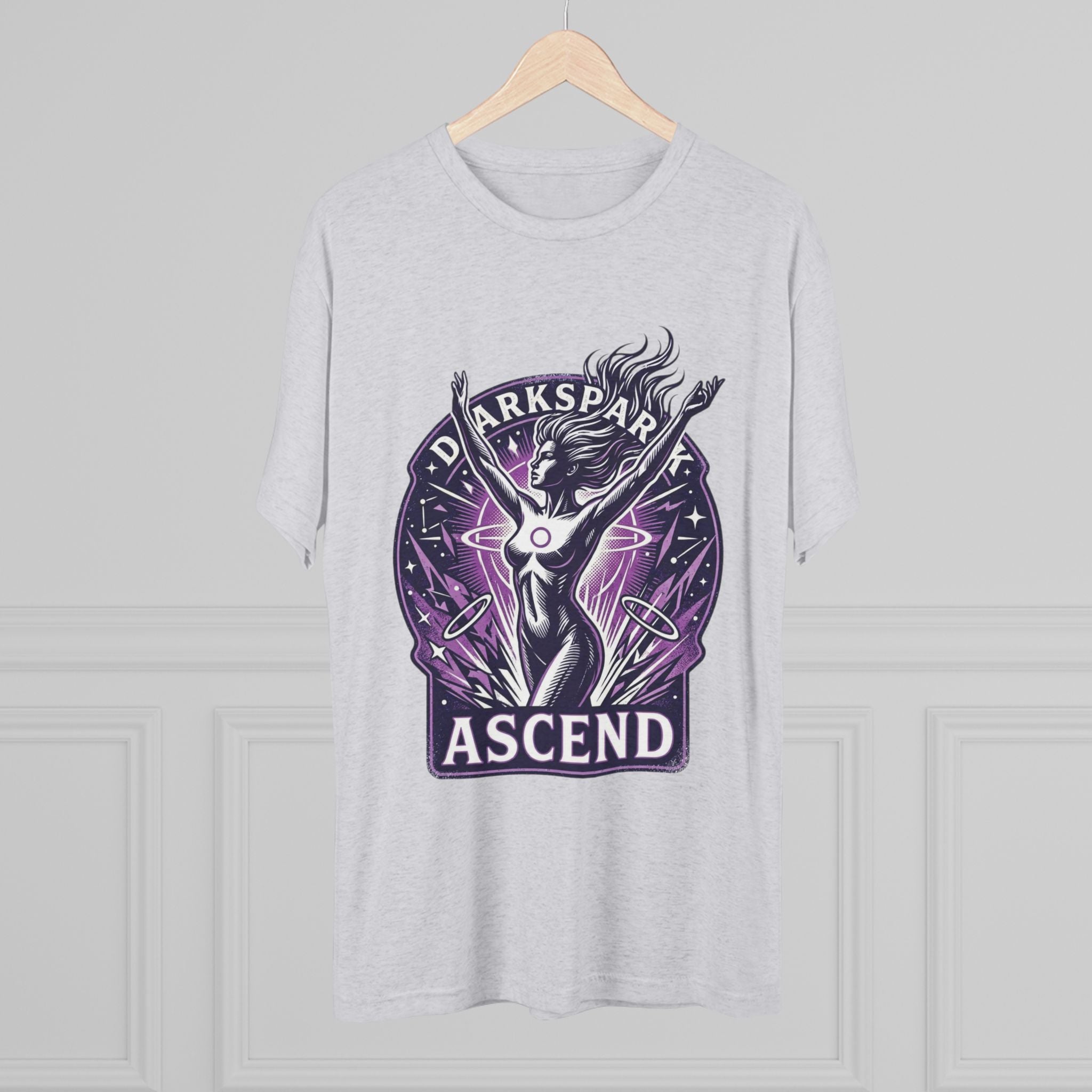 Power Runs Black PRB Ascend Space Goddess Tee — "Parkspark Ascend" Retro Sci‑Fi Graphic T-Shirt by Power Runs Black