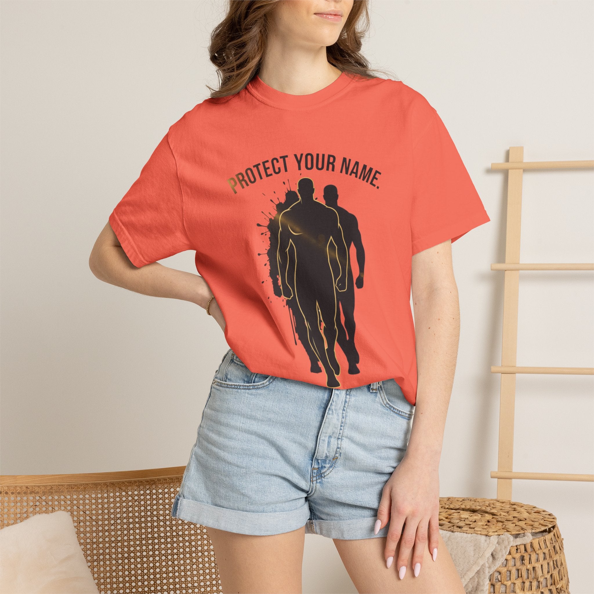 PRB Protect Your Name silhouette trio design T-Shirt | Loyalty is a Weapon graphic tee by Printify