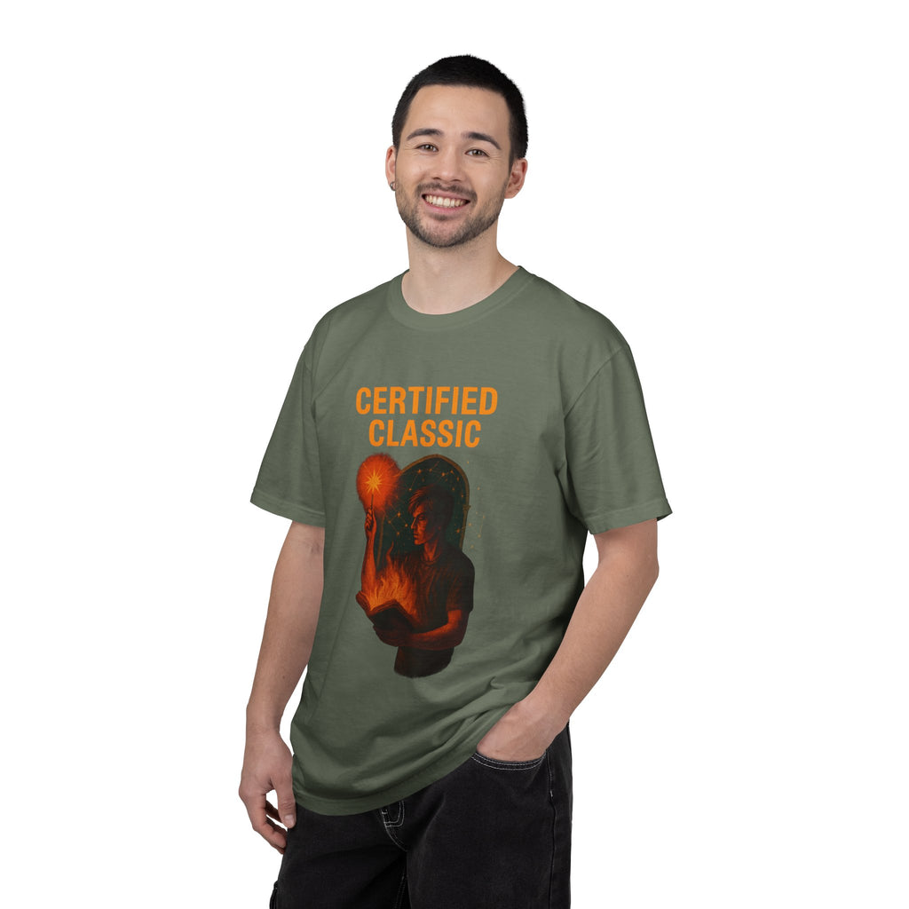 PRB Certified Classic head silhouette holding light bulb T-shirt | vintage inspired graphic tee by Power Runs Black