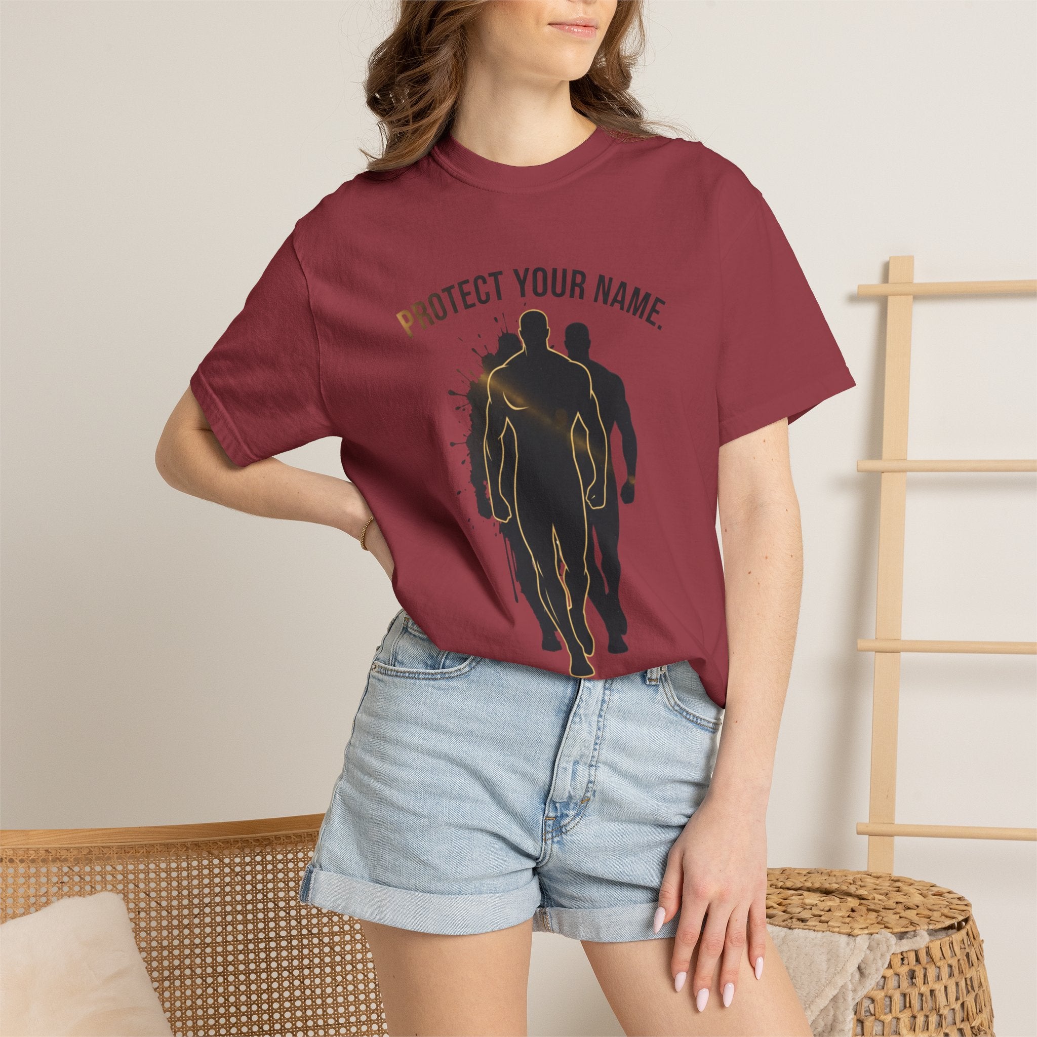 PRB Protect Your Name silhouette trio design T-Shirt | Loyalty is a Weapon graphic tee by Printify