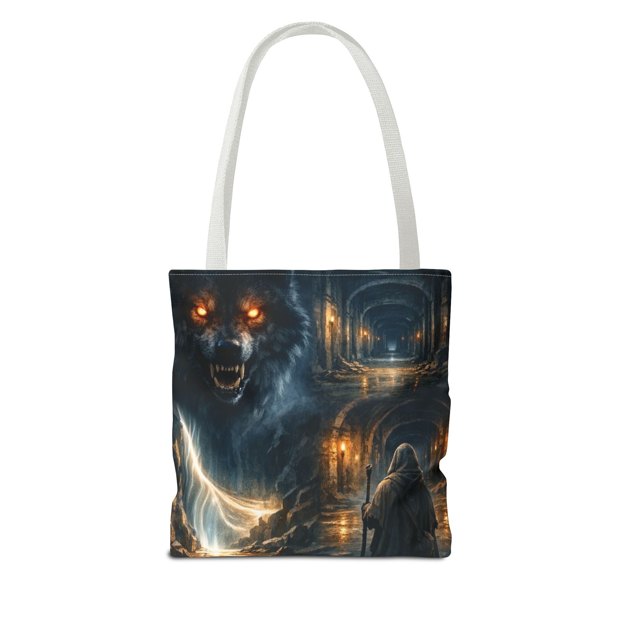 PRB The Echo Hounds Illustration Tote Bag | Gothic Horror Artwork by Printify