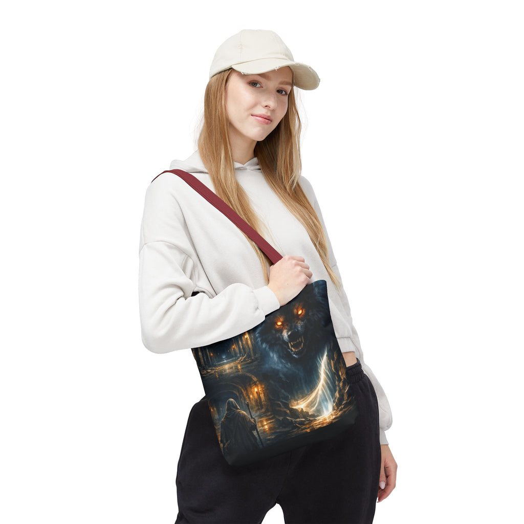 PRB The Echo Hounds Illustration Tote Bag | Gothic Horror Artwork by Printify