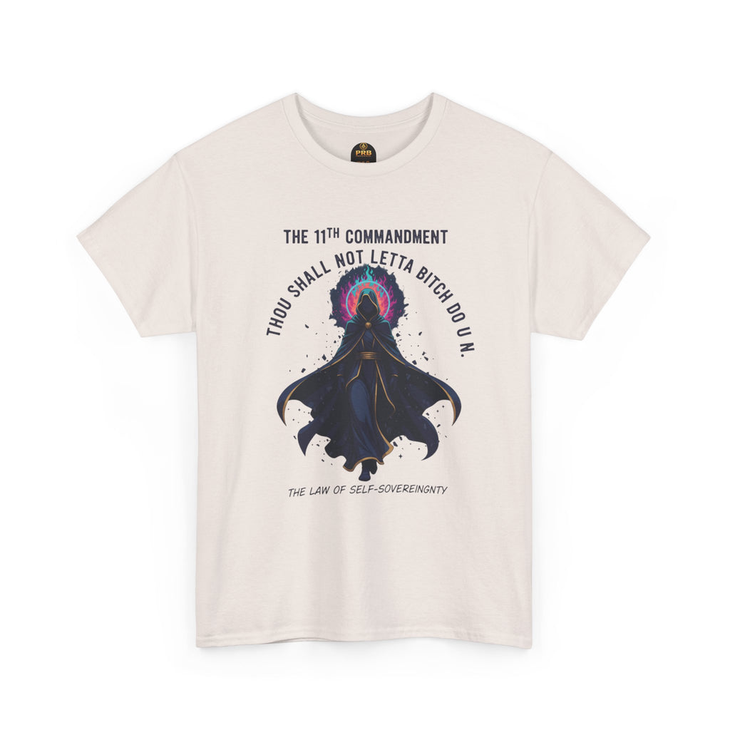 PRB Witchy Raven Graphic Tee — "Thou Shall Not Letta Bitch Do U N" by Printify
