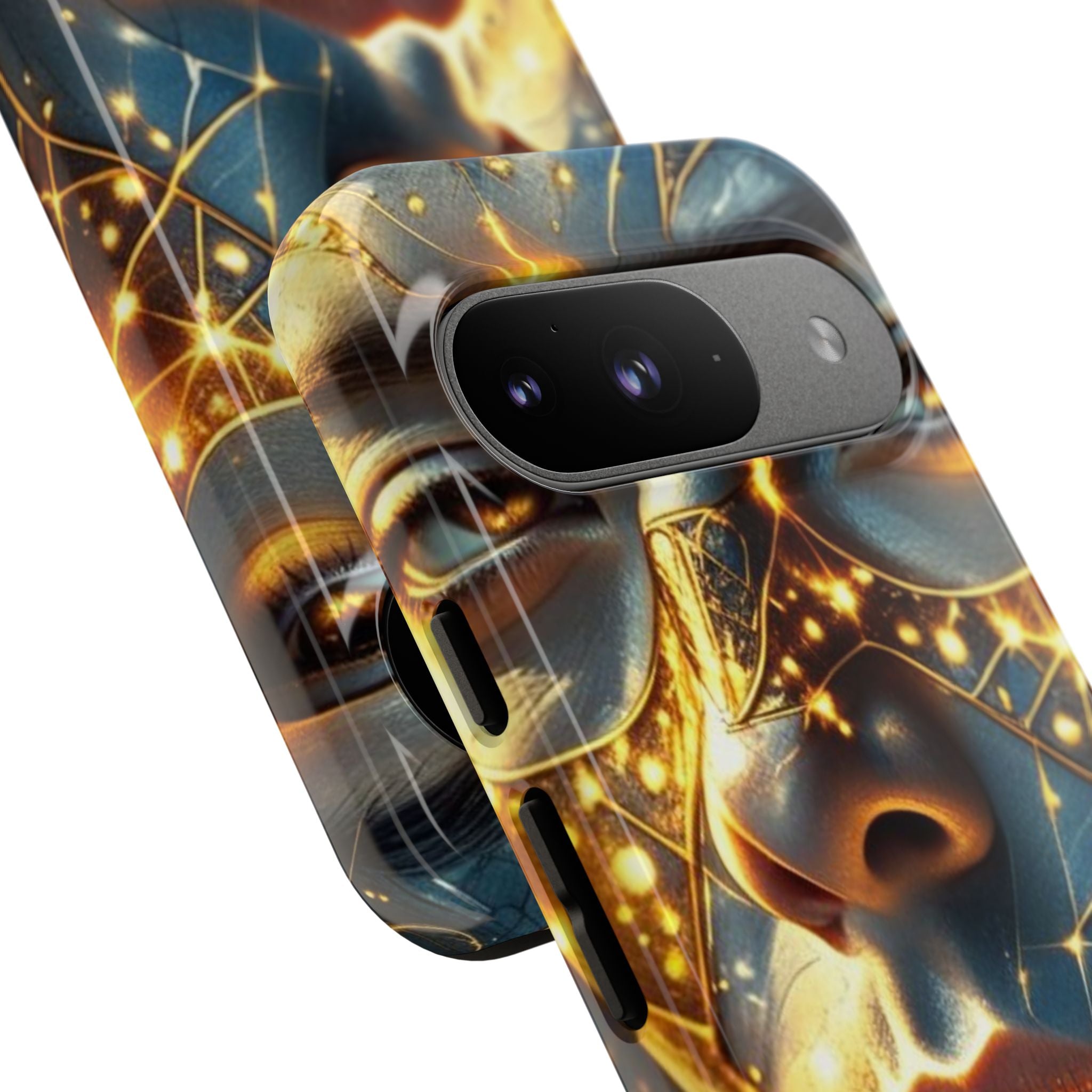 PRB Galactic Portrait Tough Case | Cosmic Face Phone Case, Starry Nebula Design by Printify