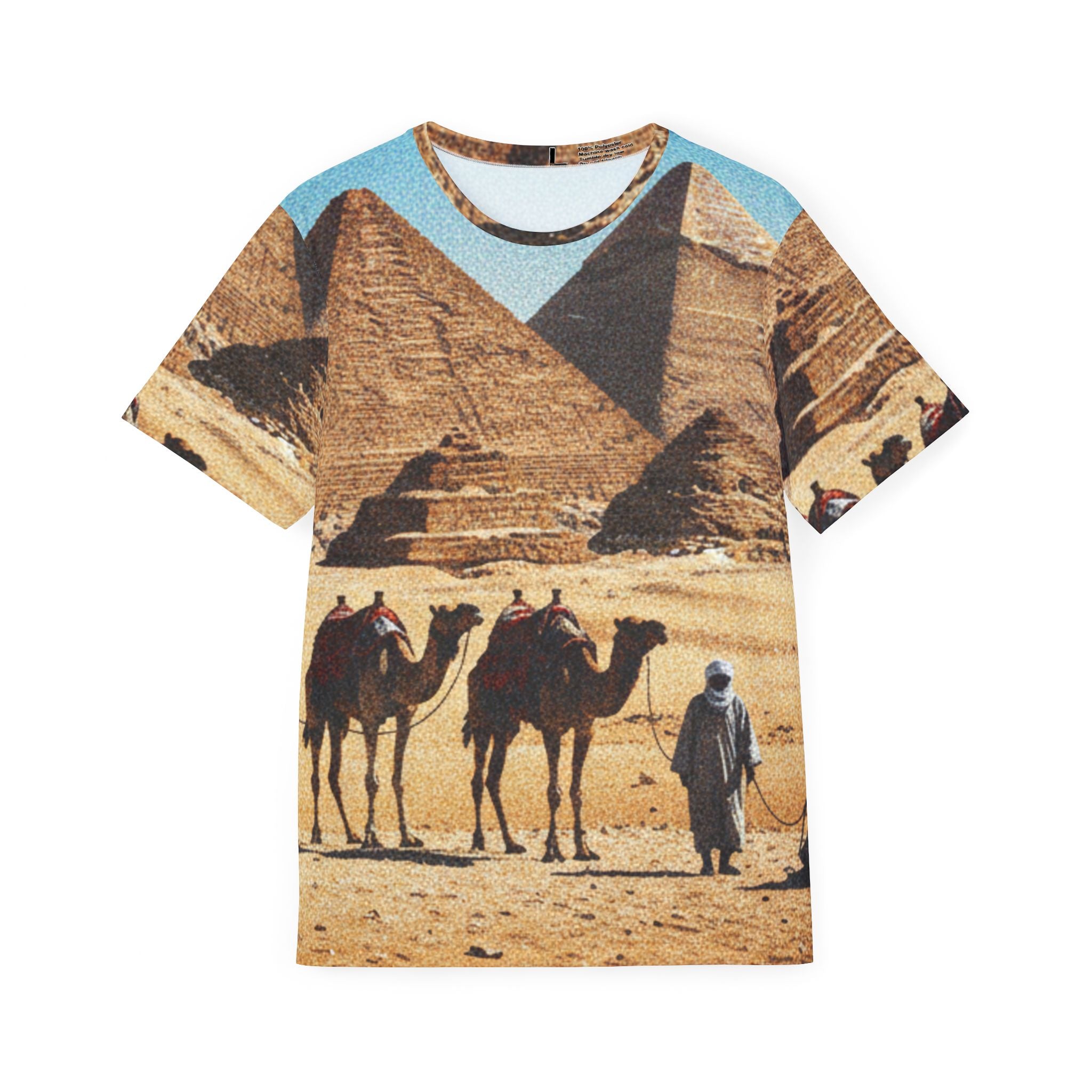 PRB Egypt Pyramid Camels All-Over Print Sports Jersey by Power Runs Black