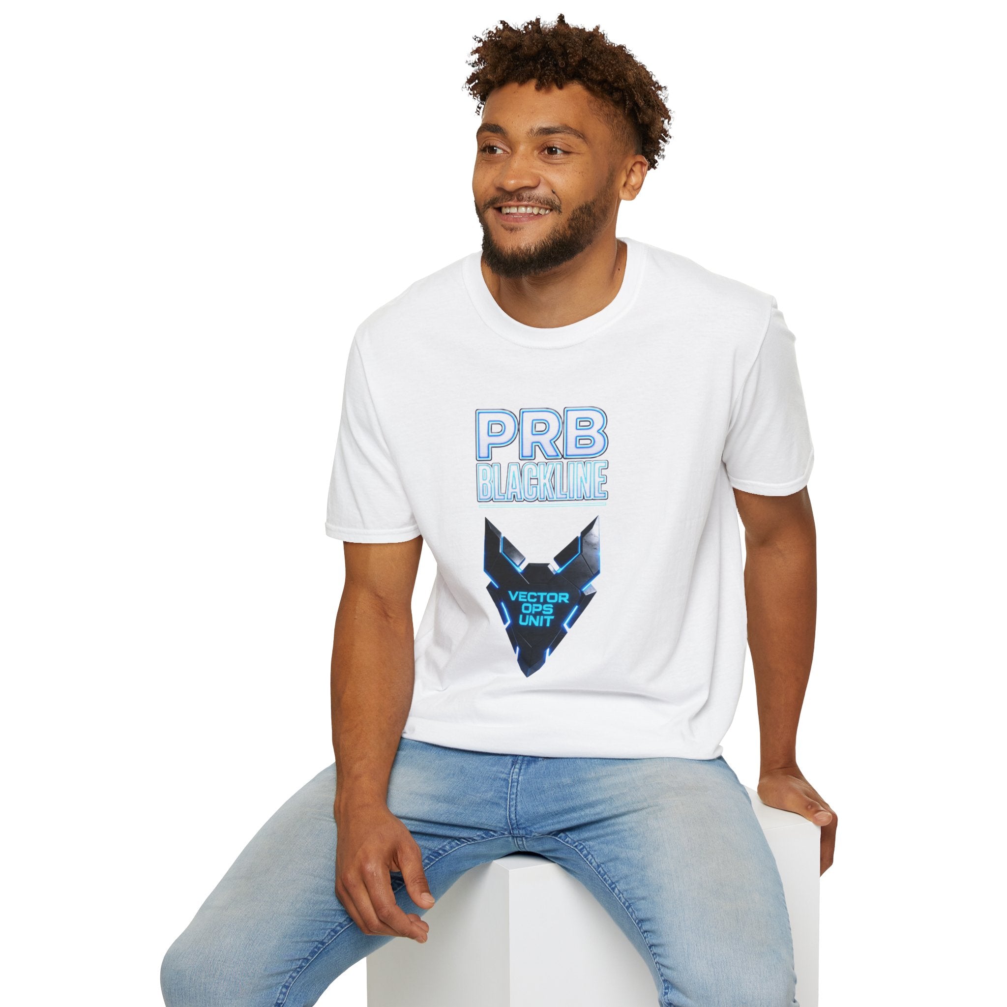 PRB Blackline Vector Ops T-Shirt by Power Runs Black