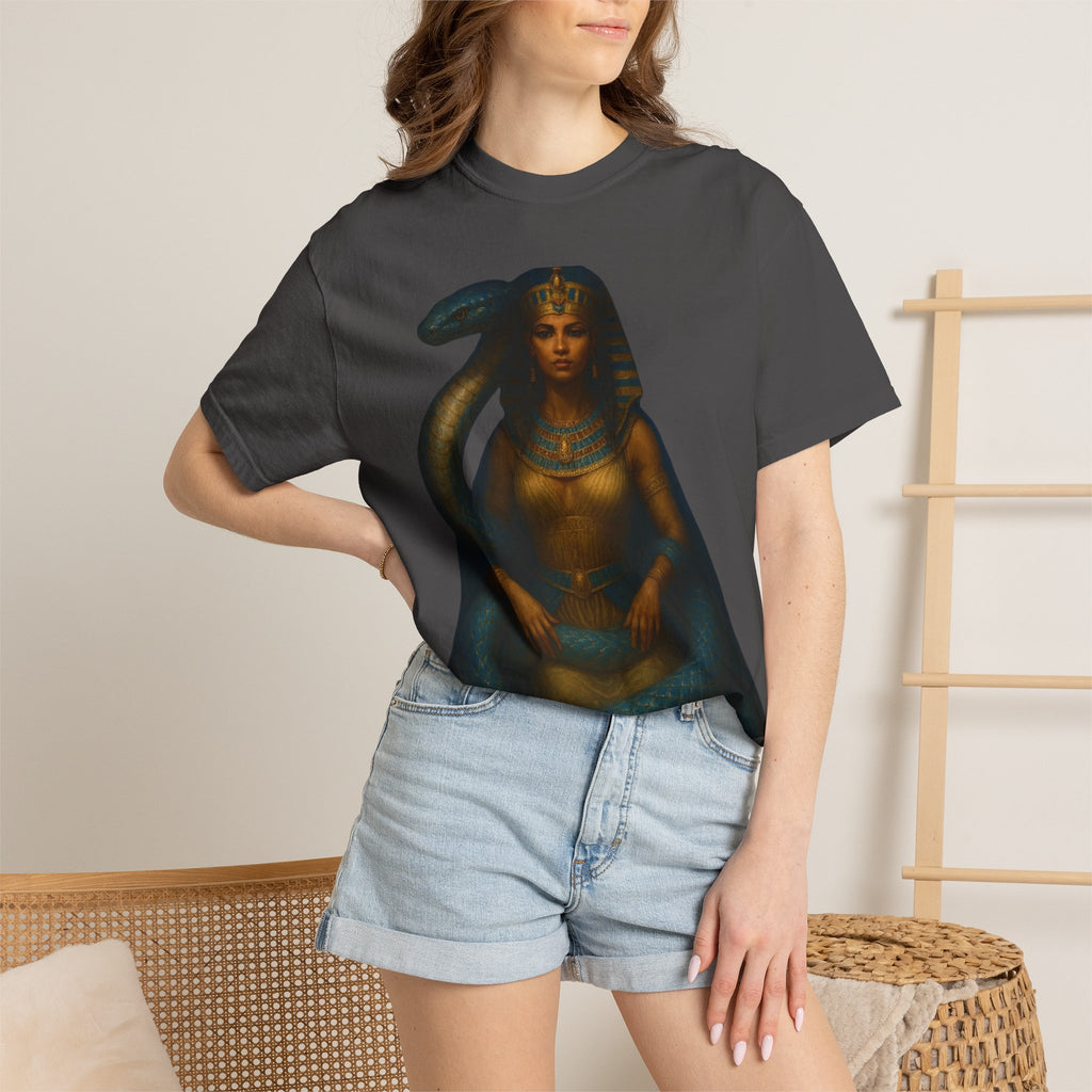 PRB Egyptian Goddess with Snake T-Shirt | Pharaoh Serpent Art Tee by Printify