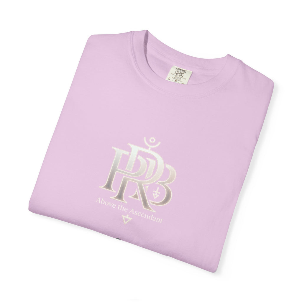 Printify Silhouette Logo T‑Shirt — Minimalist Dressed Figure & PRD Monogram - T-Shirt