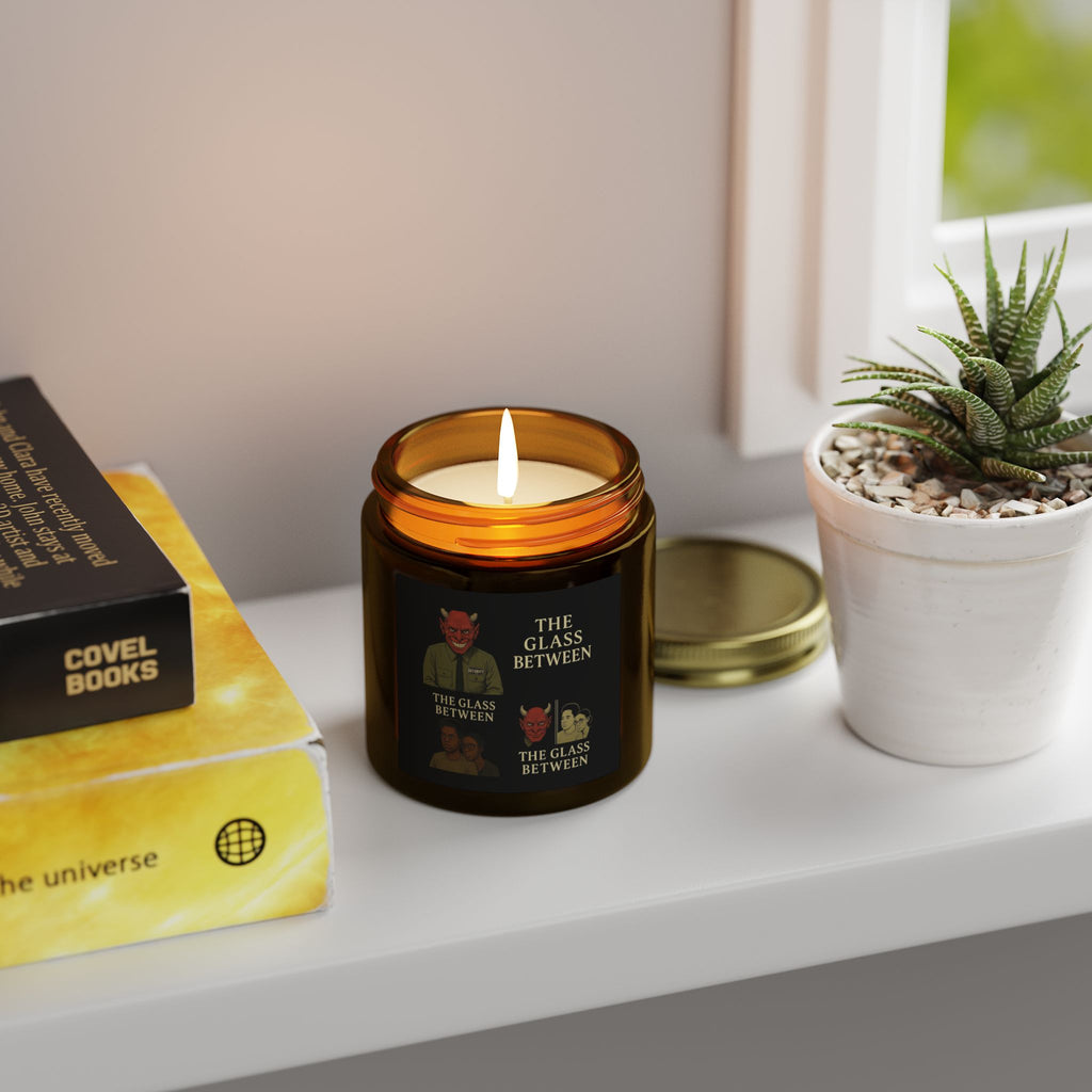 PRB The Glass Between Scented Candle — Coconut Apricot Wax (4oz/9oz) by Printify