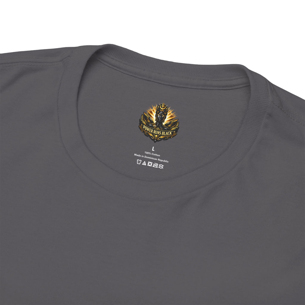 Power Runs Black Queen Goddess Graphics Tee by Printify