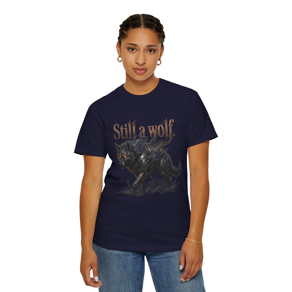 PRB Still a Wolf T-Shirt — Dark Wolf Graphic Tee by Printify