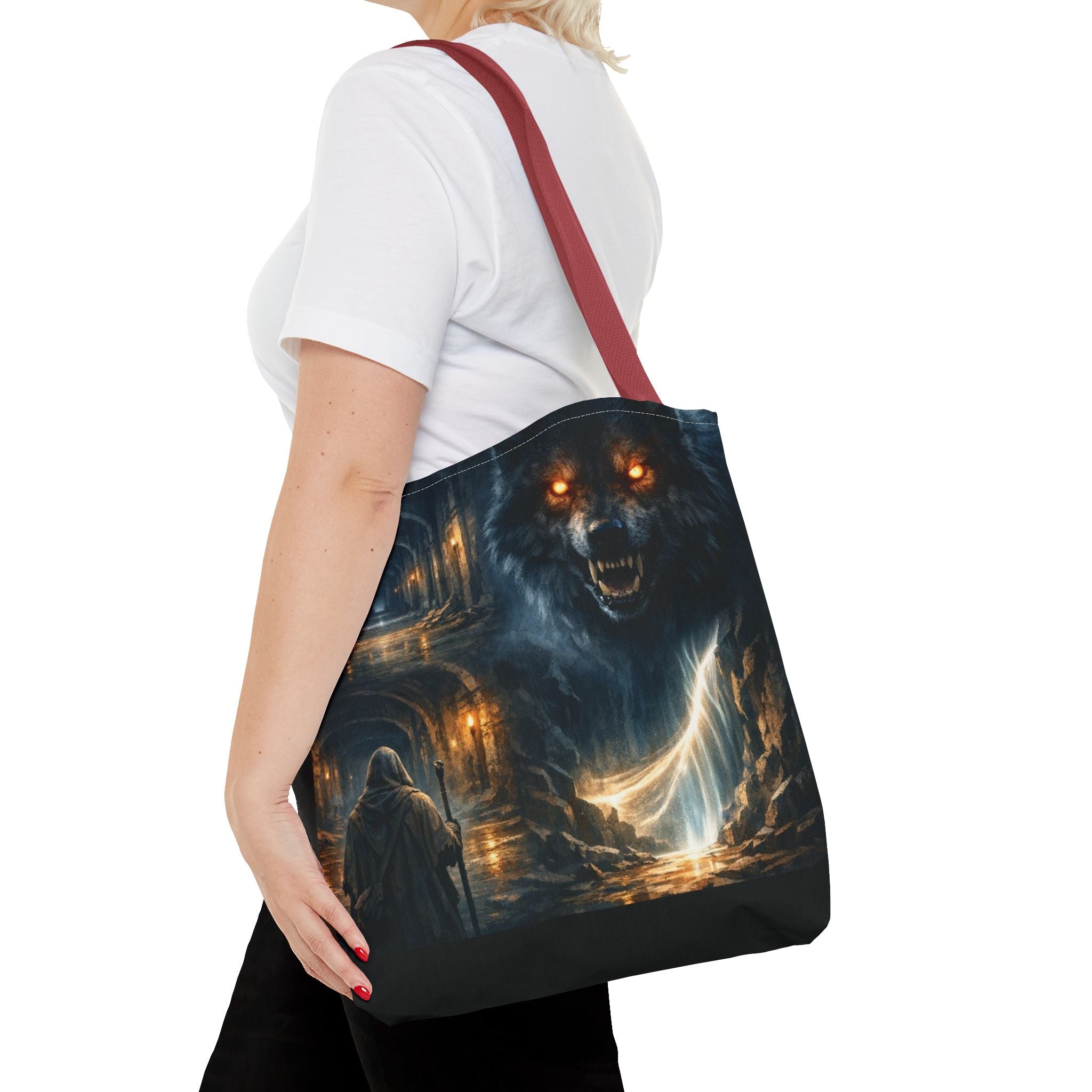 PRB The Echo Hounds Illustration Tote Bag | Gothic Horror Artwork by Power Runs Black