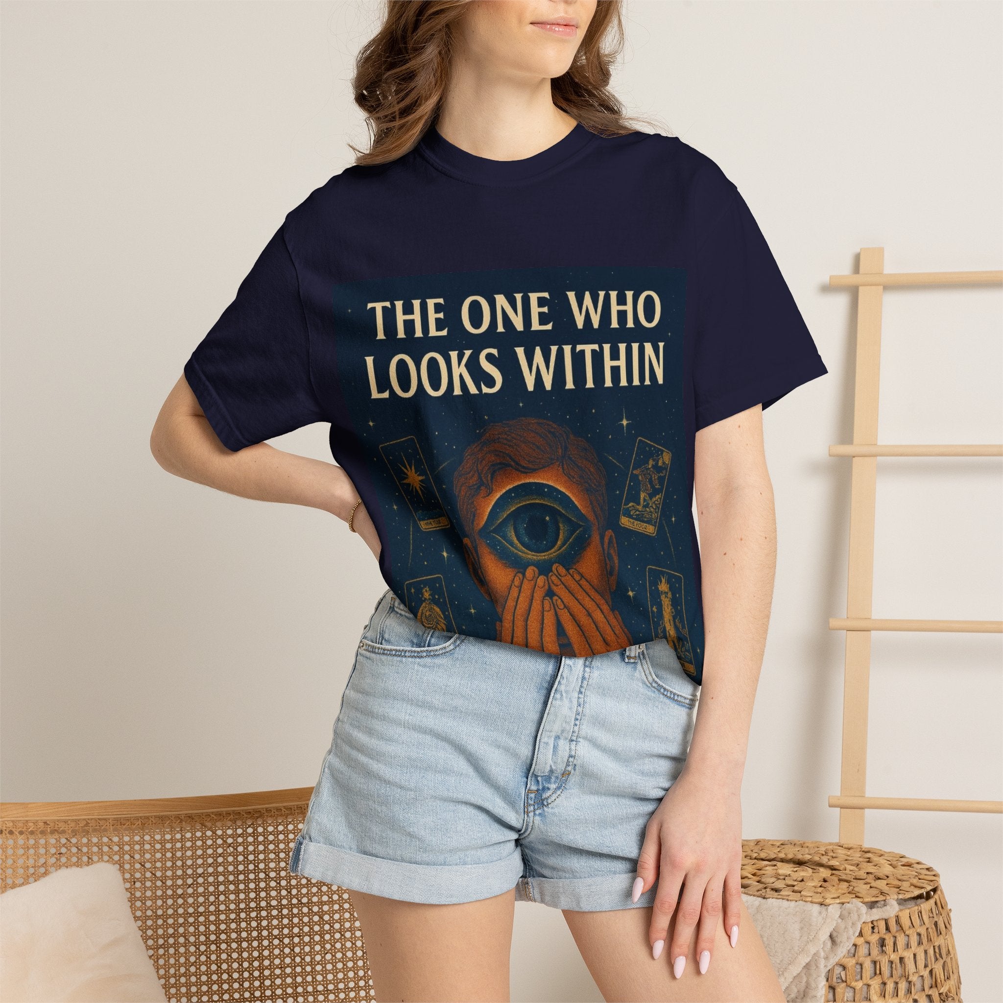 PRB Tarot Eye T-Shirt — "The One Who Looks Within" Mystical Graphic Tee by Printify