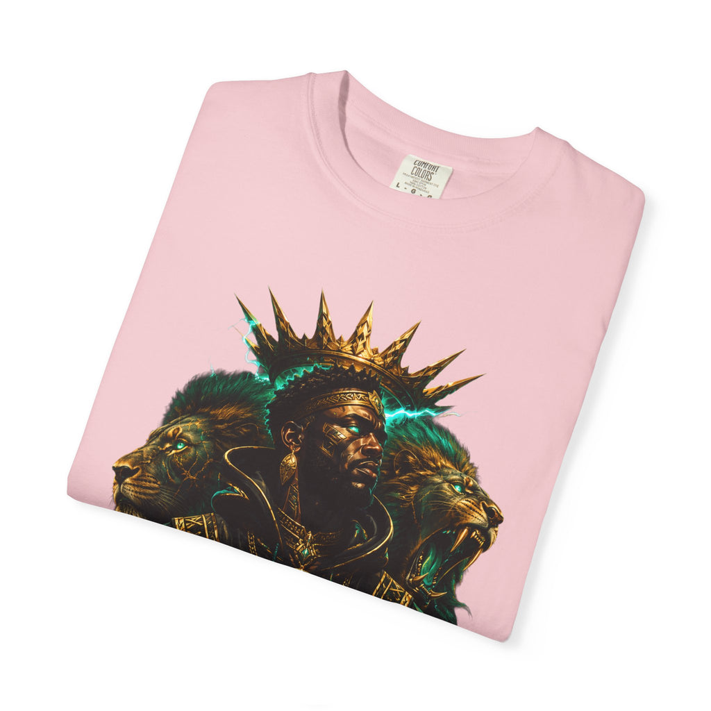 Power Runs Black PRB Green Angel Graphics Tee by Power Runs Black