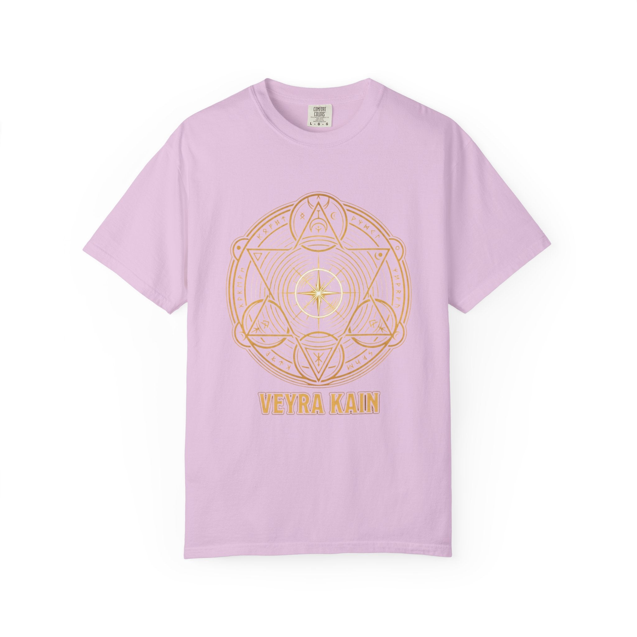 Power Runs Black PRB — Veyra Kain Geometric Sigil Tee with “Too Much Becomes Ruin” Graphic T-Shirt by Power Runs Black