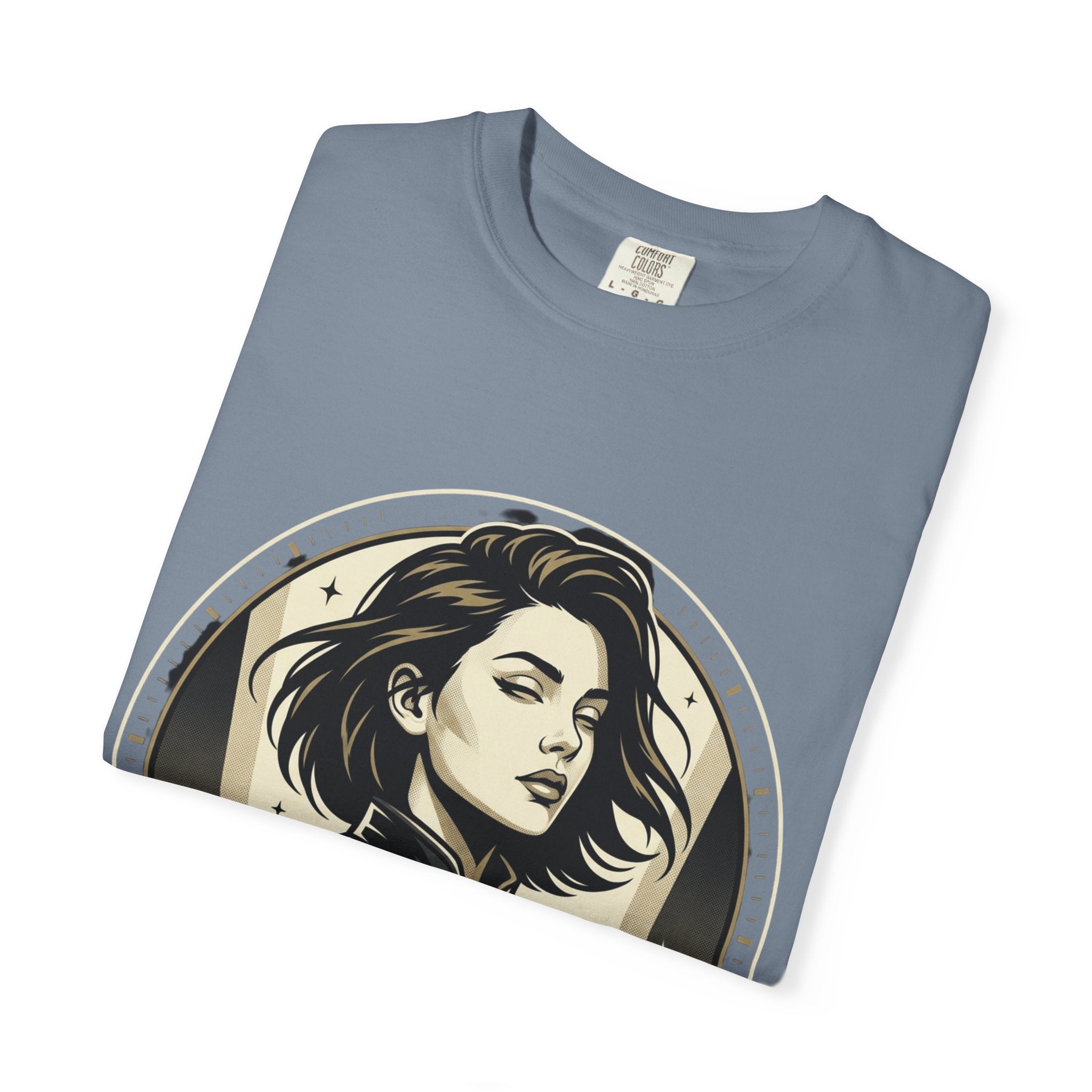 Power Runs Black Retro Space Captain Portrait T-Shirt — 'Fearless Commander' Graphic Tee by Power Runs Black
