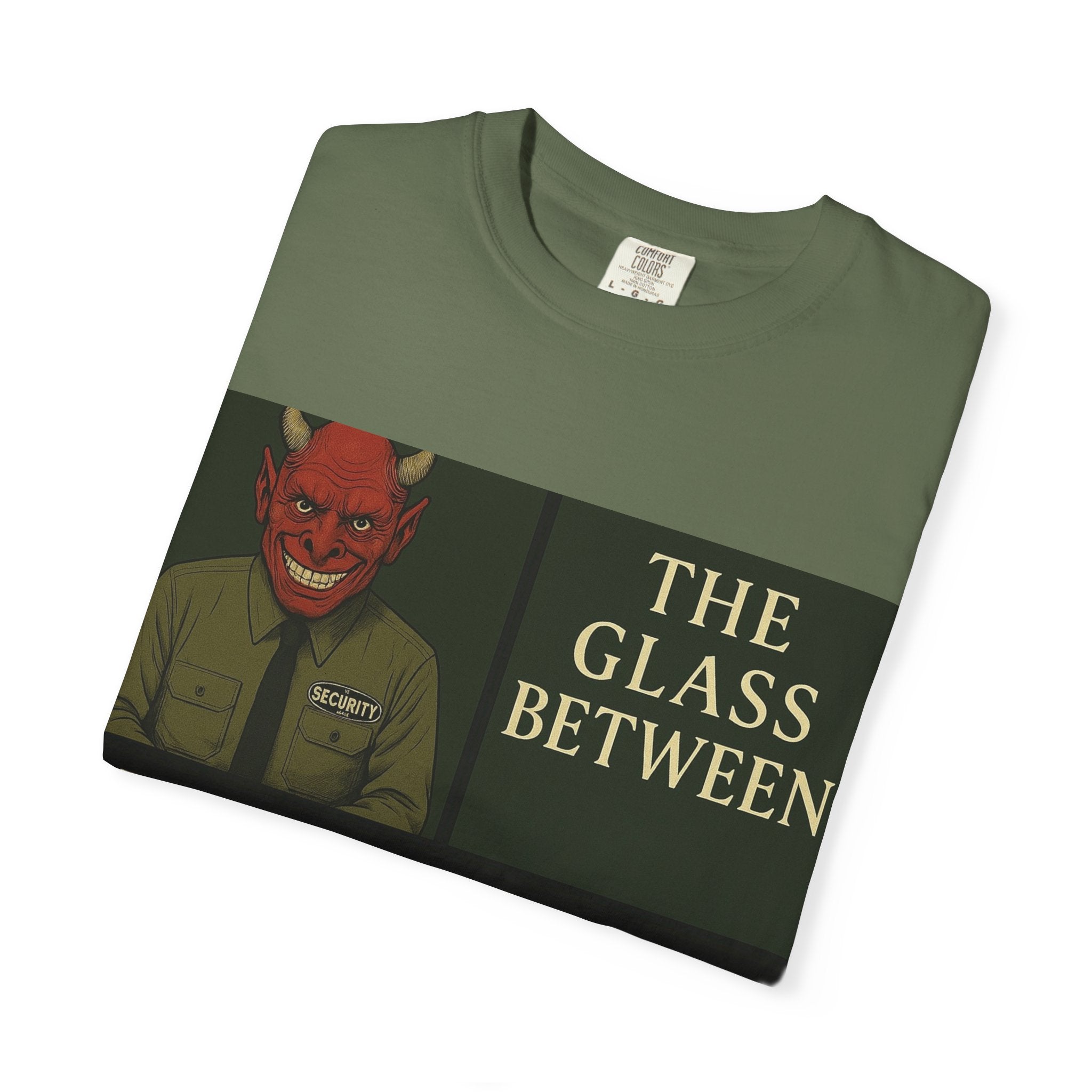 PRB The Glass Between Vintage Collage T-Shirt by Power Runs Black