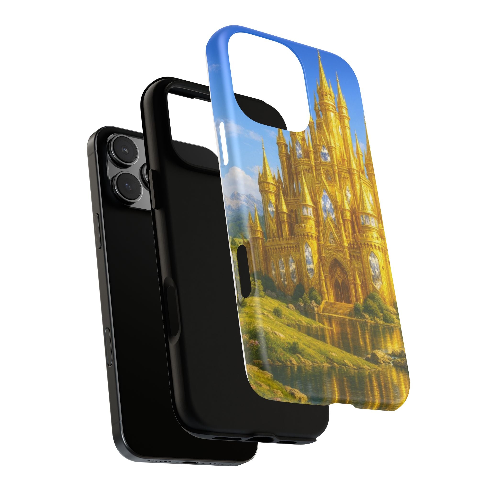 PRB Golden Castle iPhone Case | Fantasy Palace Phone Case by Printify