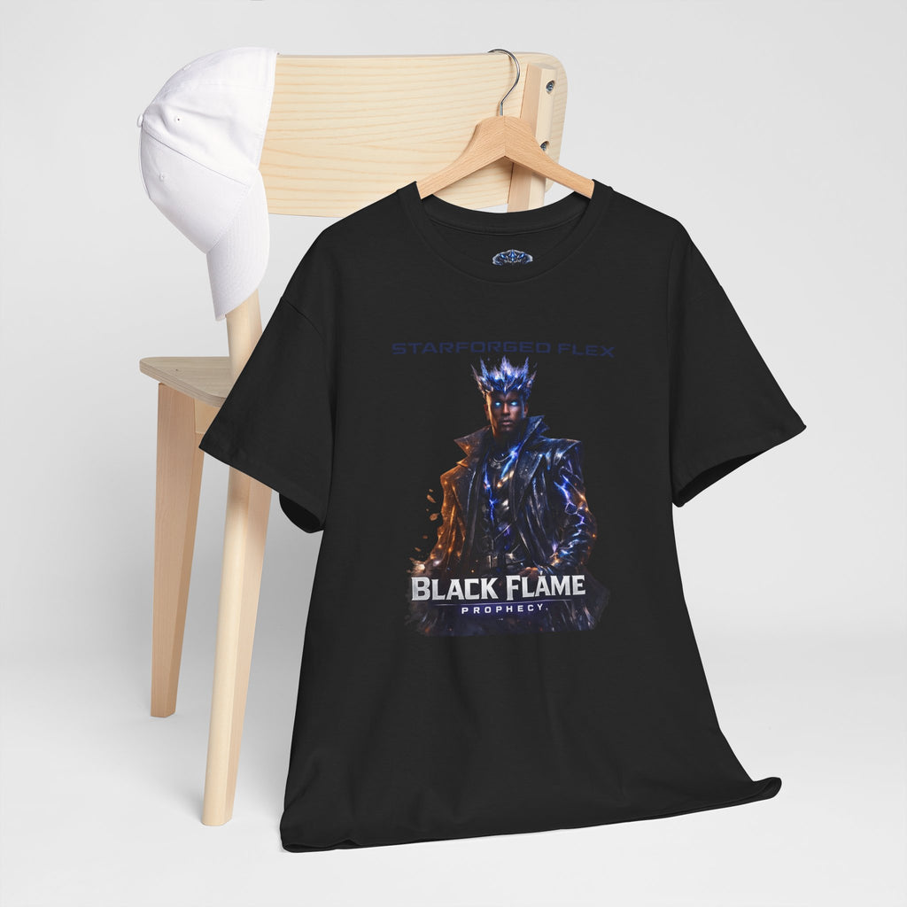 Power Runs Black PRB Starforged Flex : Black Flame Prophecy by Printify