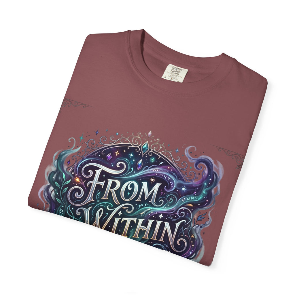 PRB From Within Magic Book T-Shirt — Fantasy Illustrated Graphic Tee by Power Runs Black