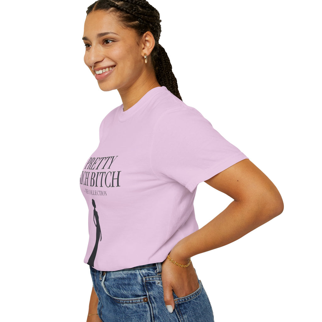Pretty Rich Bitch The Collection by PRB Tee — Feminine Confidence Graphic T-Shirt by Power Runs Black
