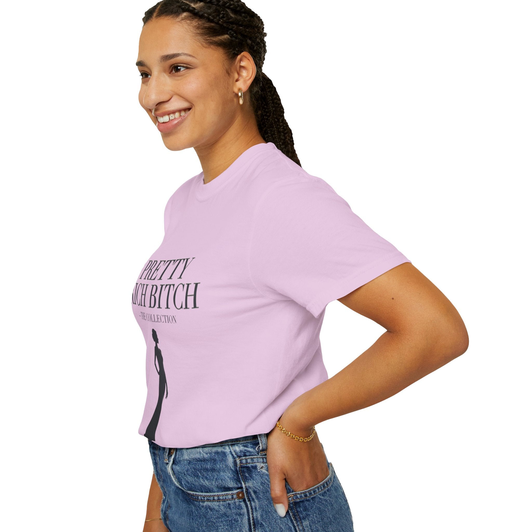 Pretty Rich Bitch The Collection by PRB Tee — Feminine Confidence Graphic T-Shirt by Power Runs Black