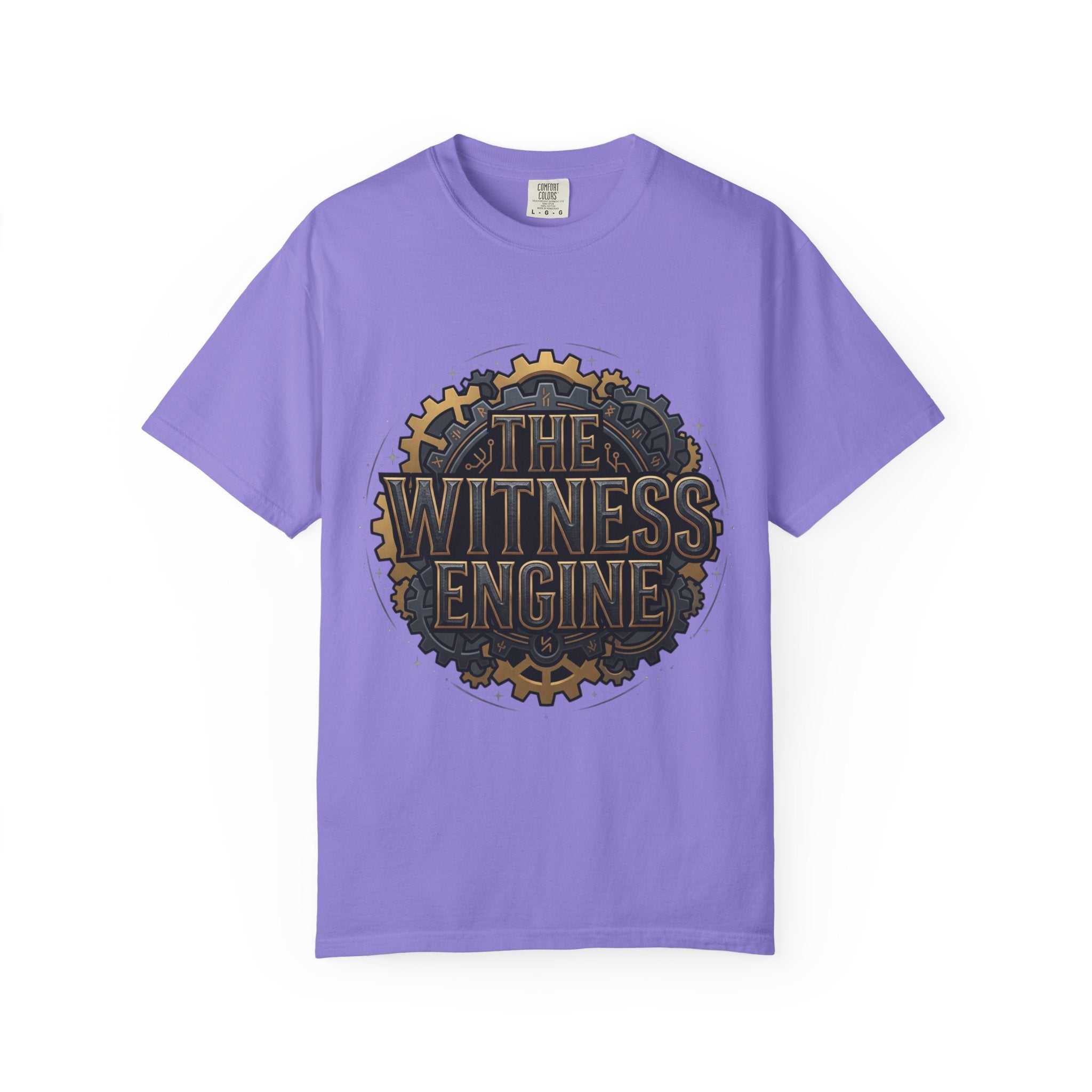 Printify PRB The Witness Engine T-shirt | Steampunk Gear Logo - T-Shirt