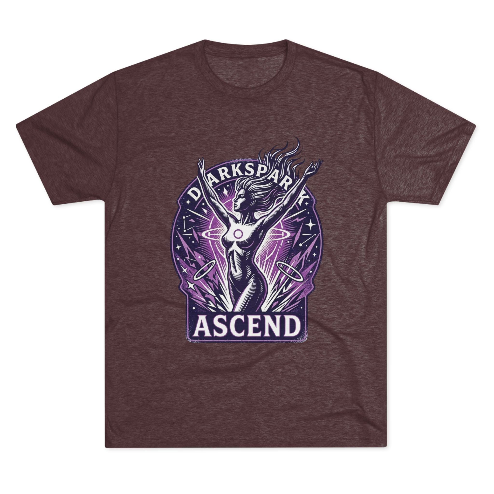 Power Runs Black PRB Ascend Space Goddess Tee — "Parkspark Ascend" Retro Sci‑Fi Graphic T-Shirt by Power Runs Black