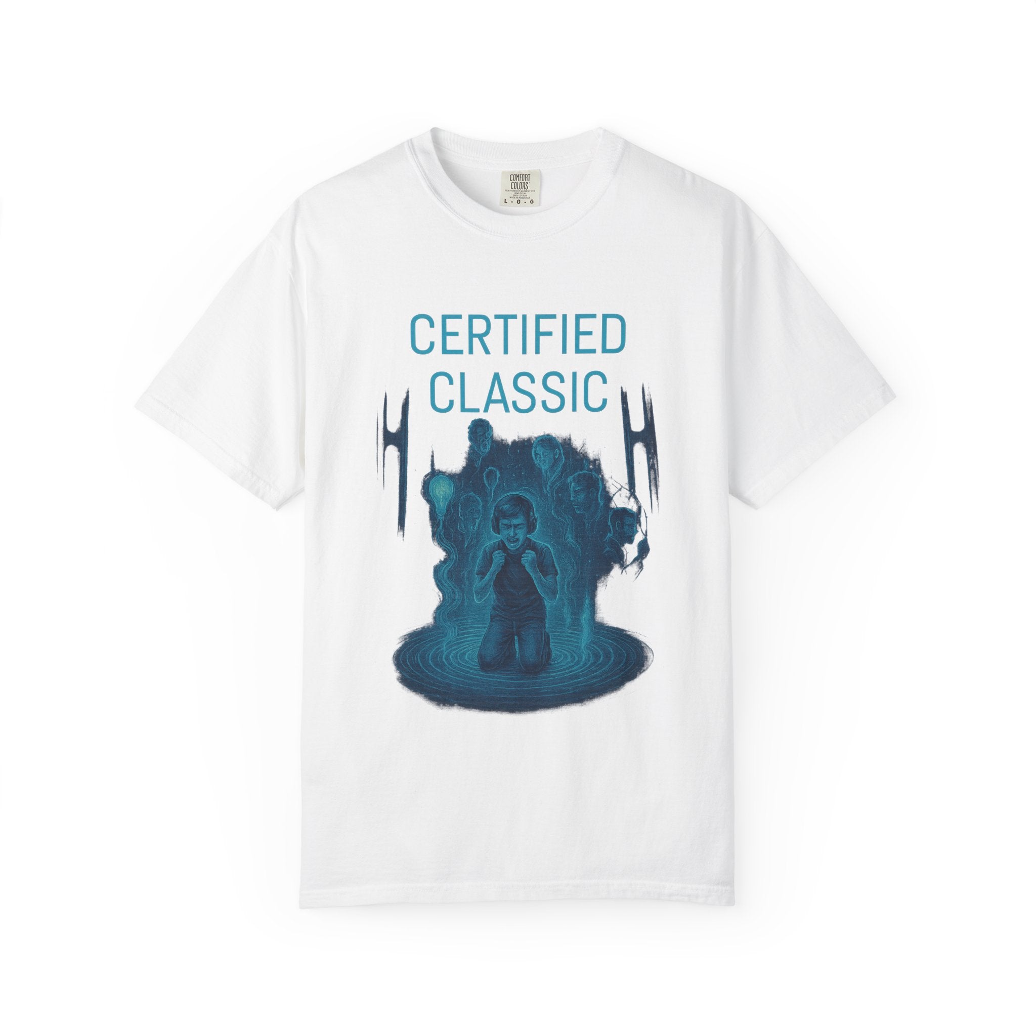 PRB Certified Classic T-Shirt – Retro Sci‑Fi Graphic Tee by Power Runs Black