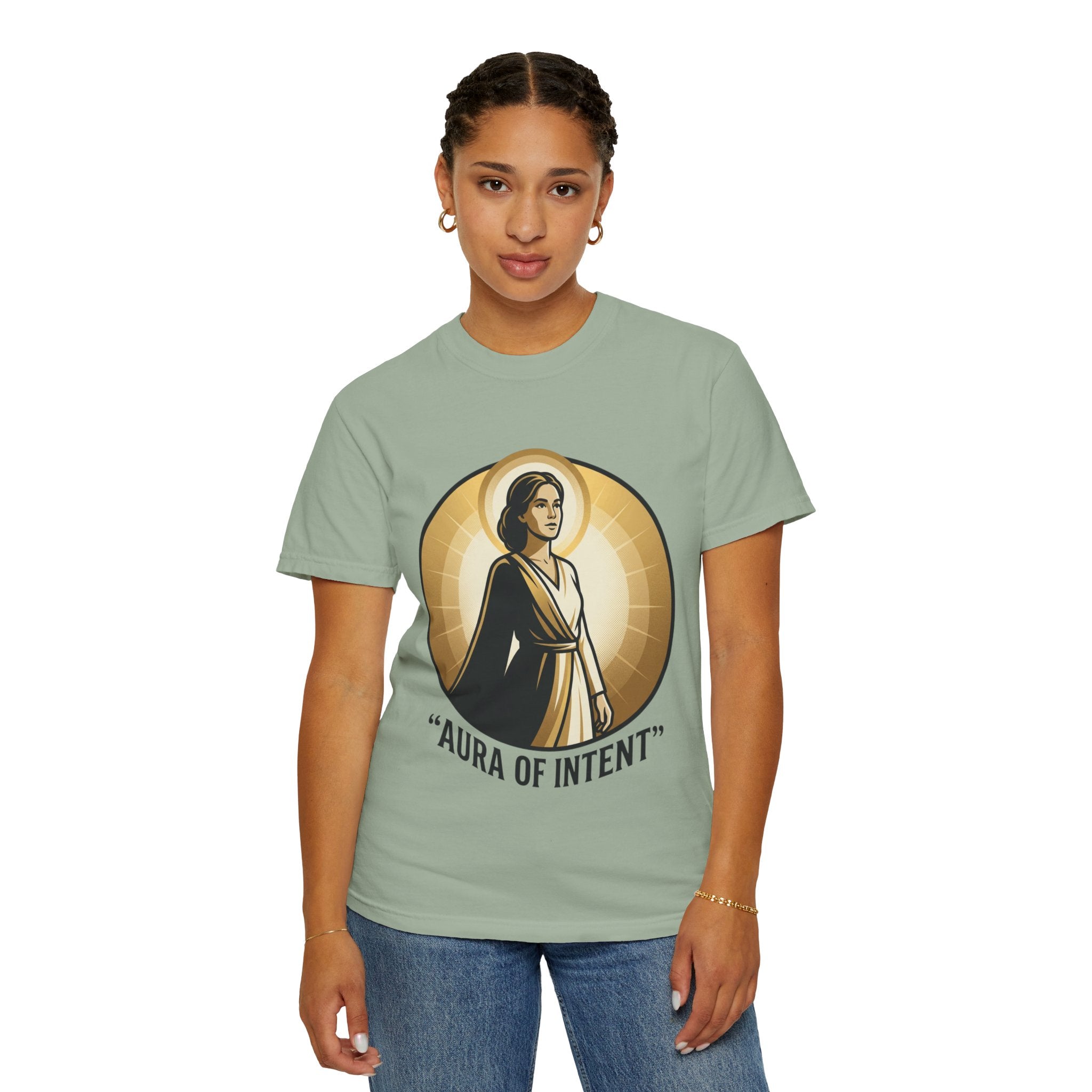 Power Runs Black Aura of Intent T-Shirt by Power Runs Black