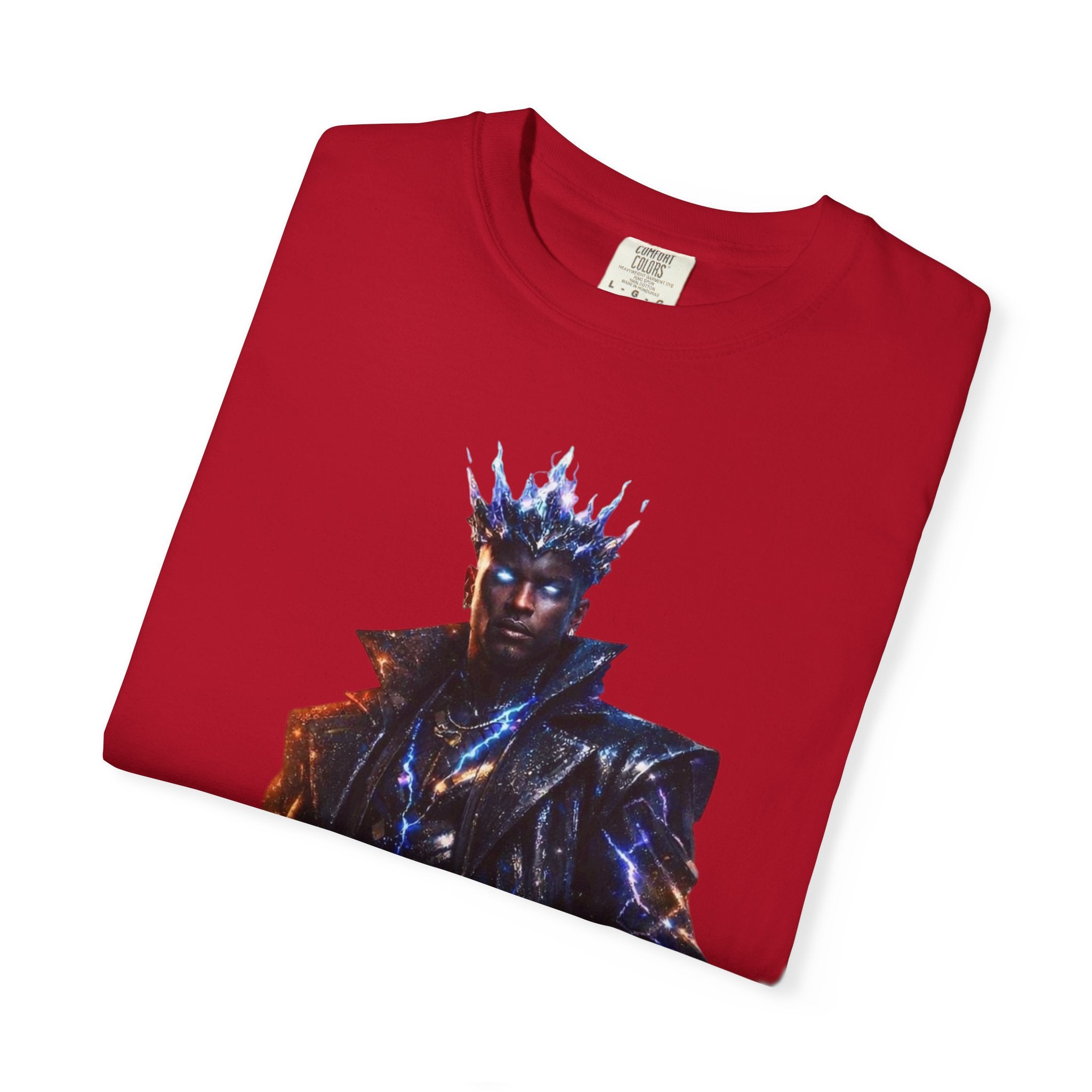 PRB Cosmic Might Unleashed T-shirt | Space Warrior Graphic Tee by Power Runs Black