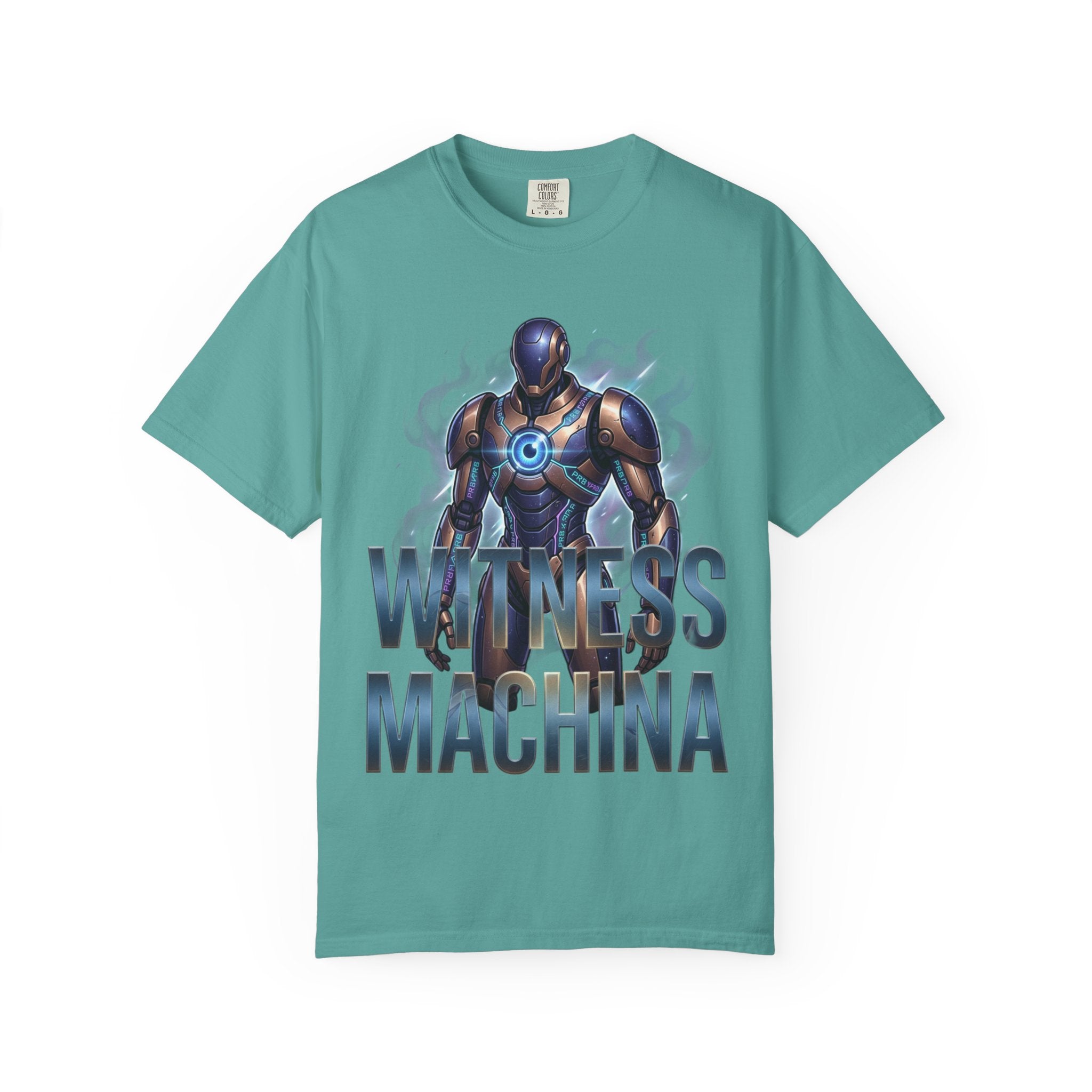 Printify PRB Witness Machina Robot Art T-shirt | Sci-Fi Cyborg Graphic Tee - T-Shirt