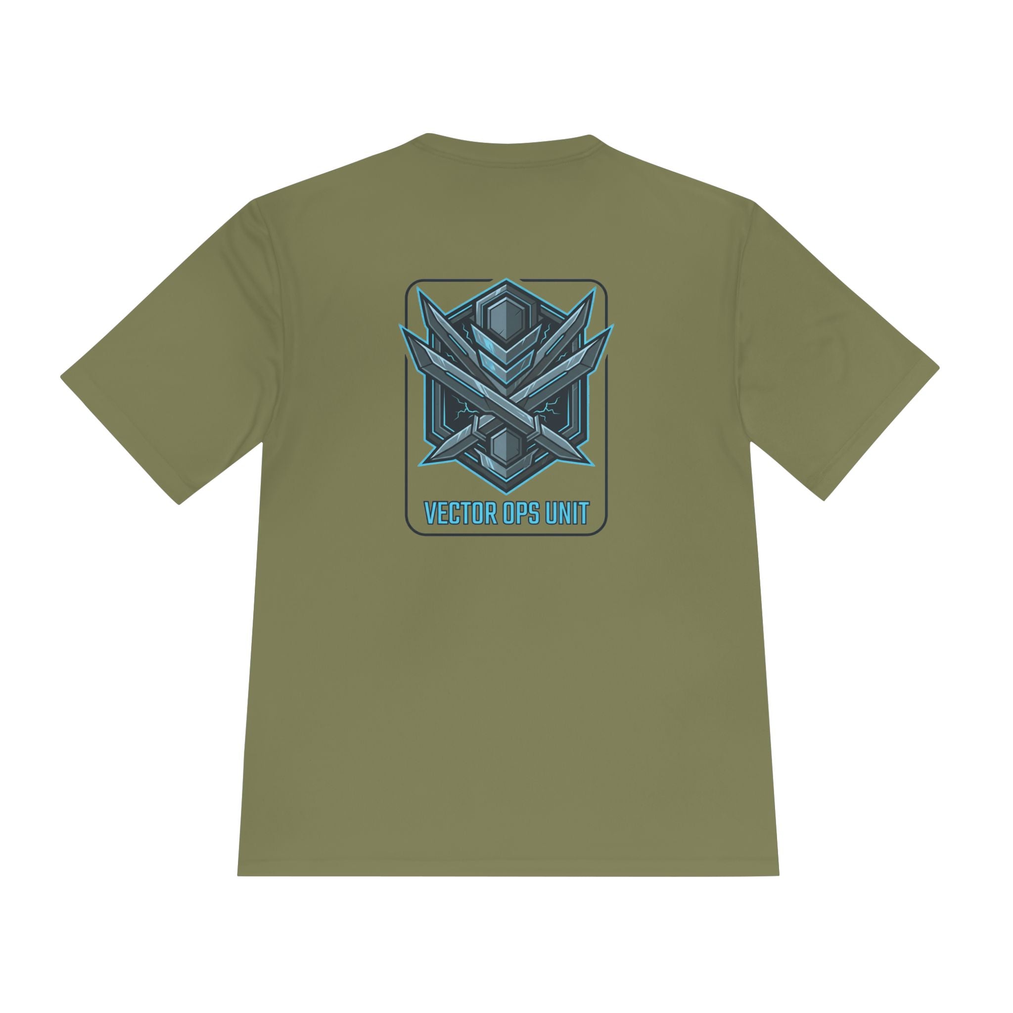 Power Runs Black PRB Blackline Vector Ops Unit Graphics Tee by Power Runs Black