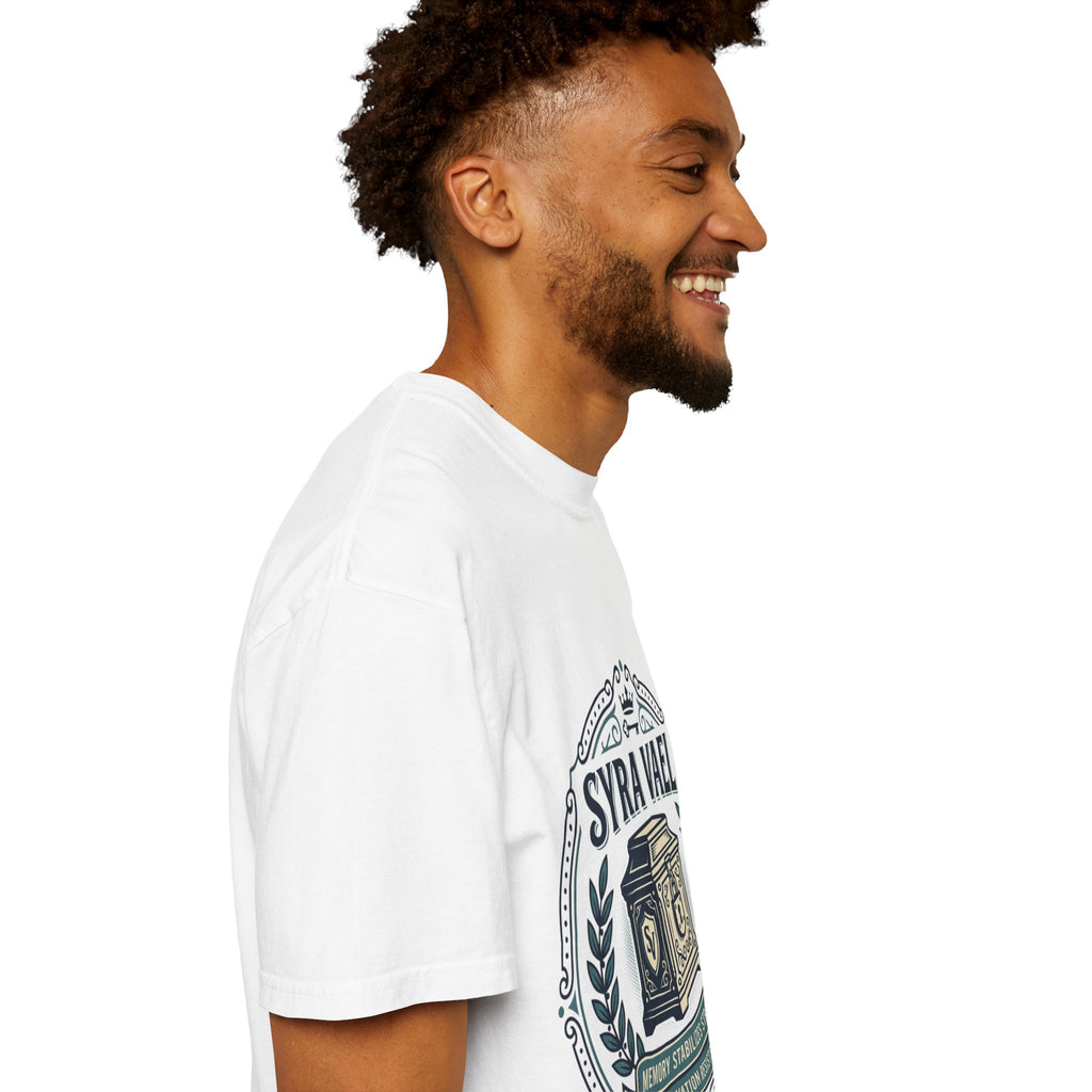 Power Runs Black PRB — Syra Vael Vintage Crest Tee by Printify