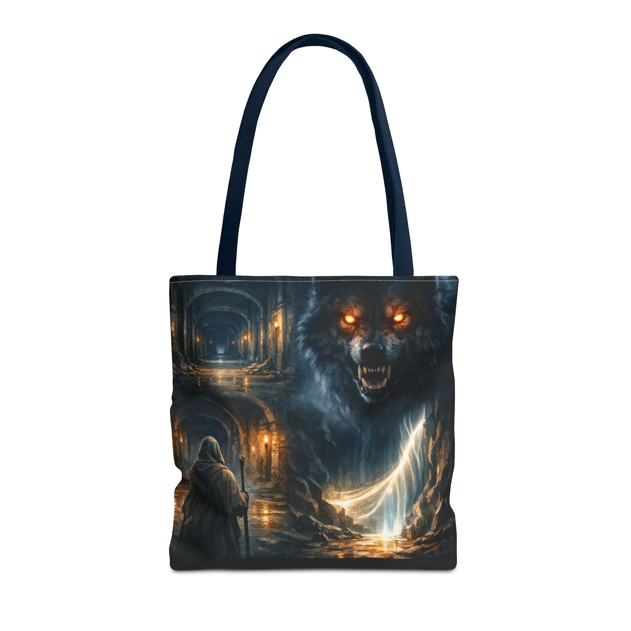 PRB The Echo Hounds Illustration Tote Bag | Gothic Horror Artwork by Printify