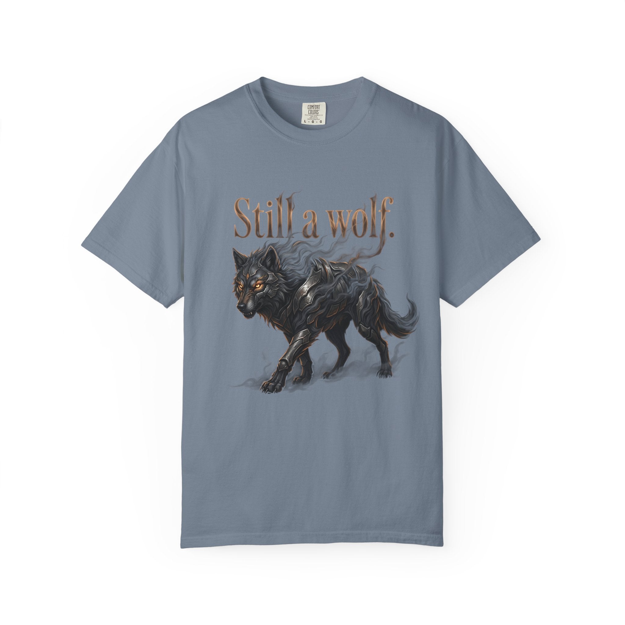PRB Still a Wolf T-Shirt — Dark Wolf Graphic Tee by Printify