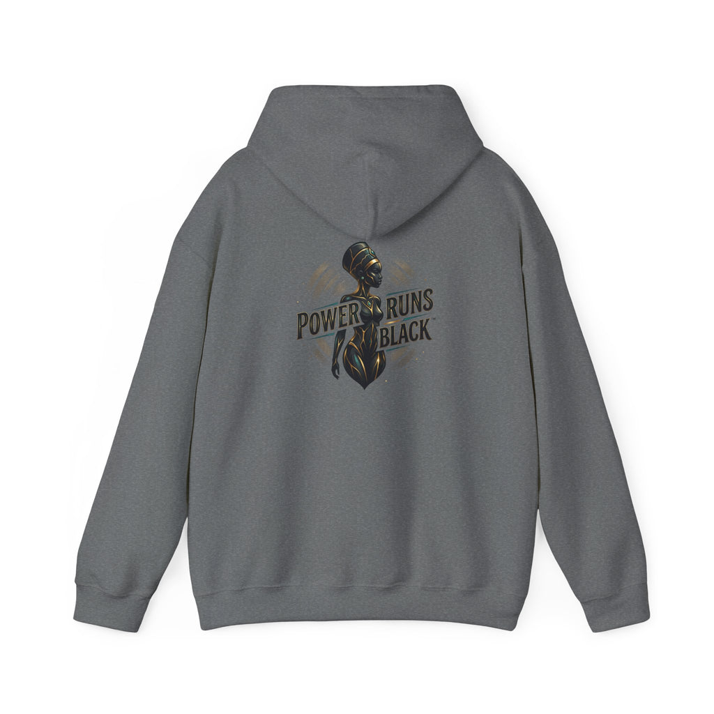 Power Runs Black PRB Logo hoodie Ascension State CROWN design by Power Runs Black