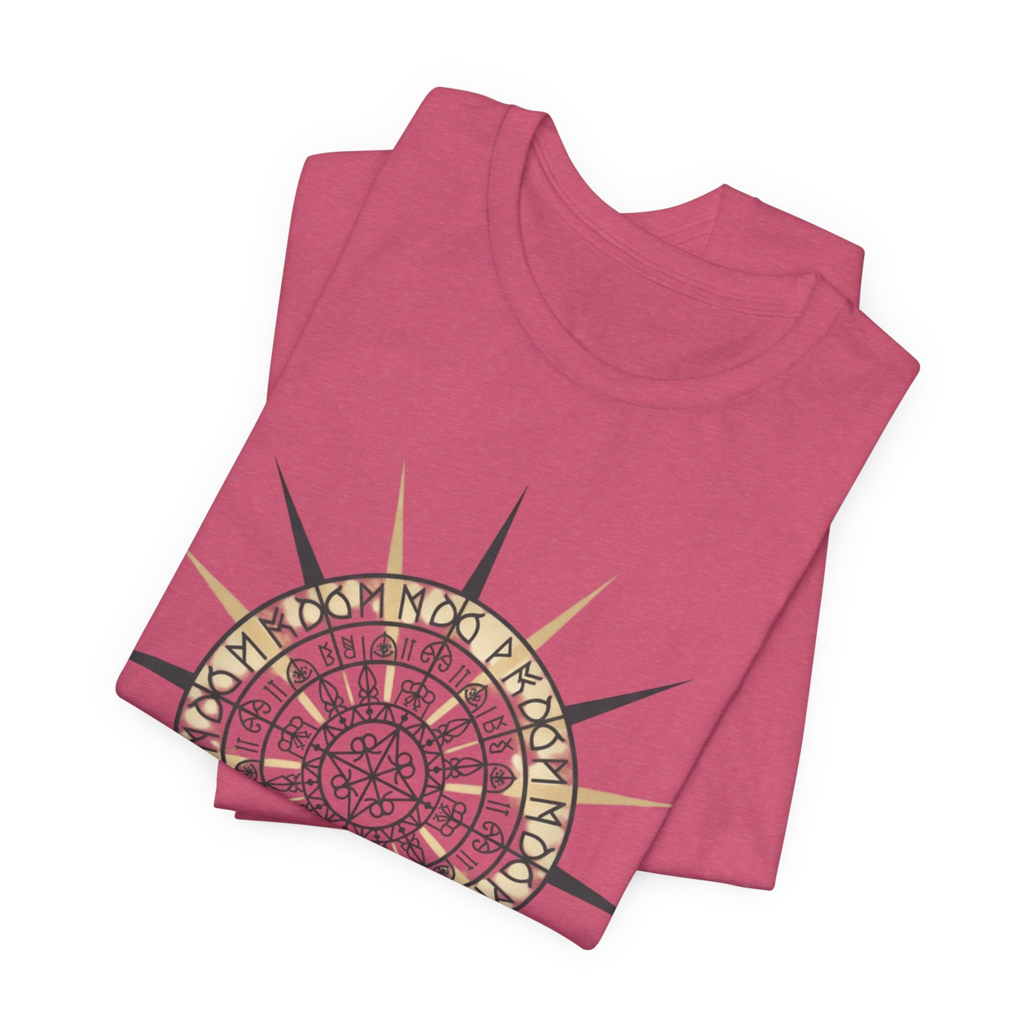 PRB Compass Rose Mandala Tee — Nautical Compass Graphic Shirt by Printify