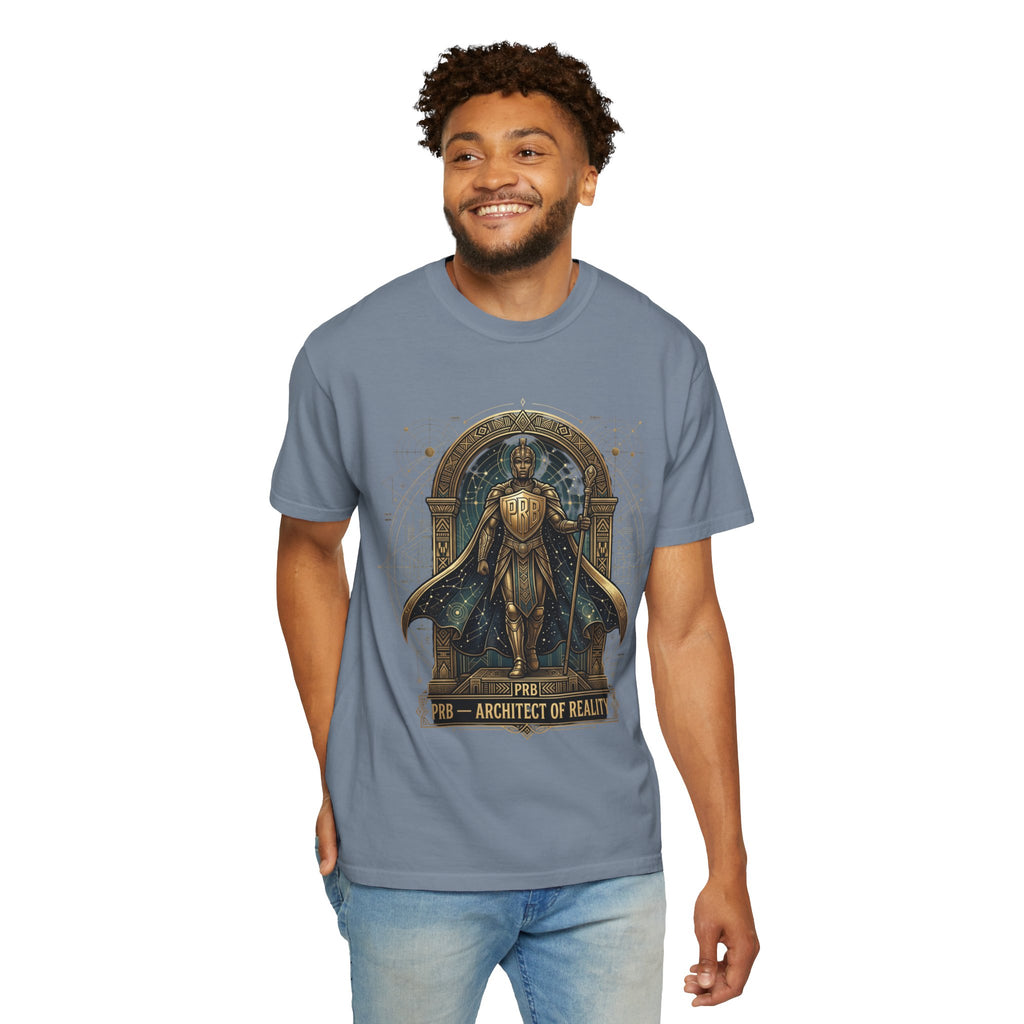 PRB Architect of Reality Graphic T-Shirt | Mythic Archer Illustration Tee by Printify