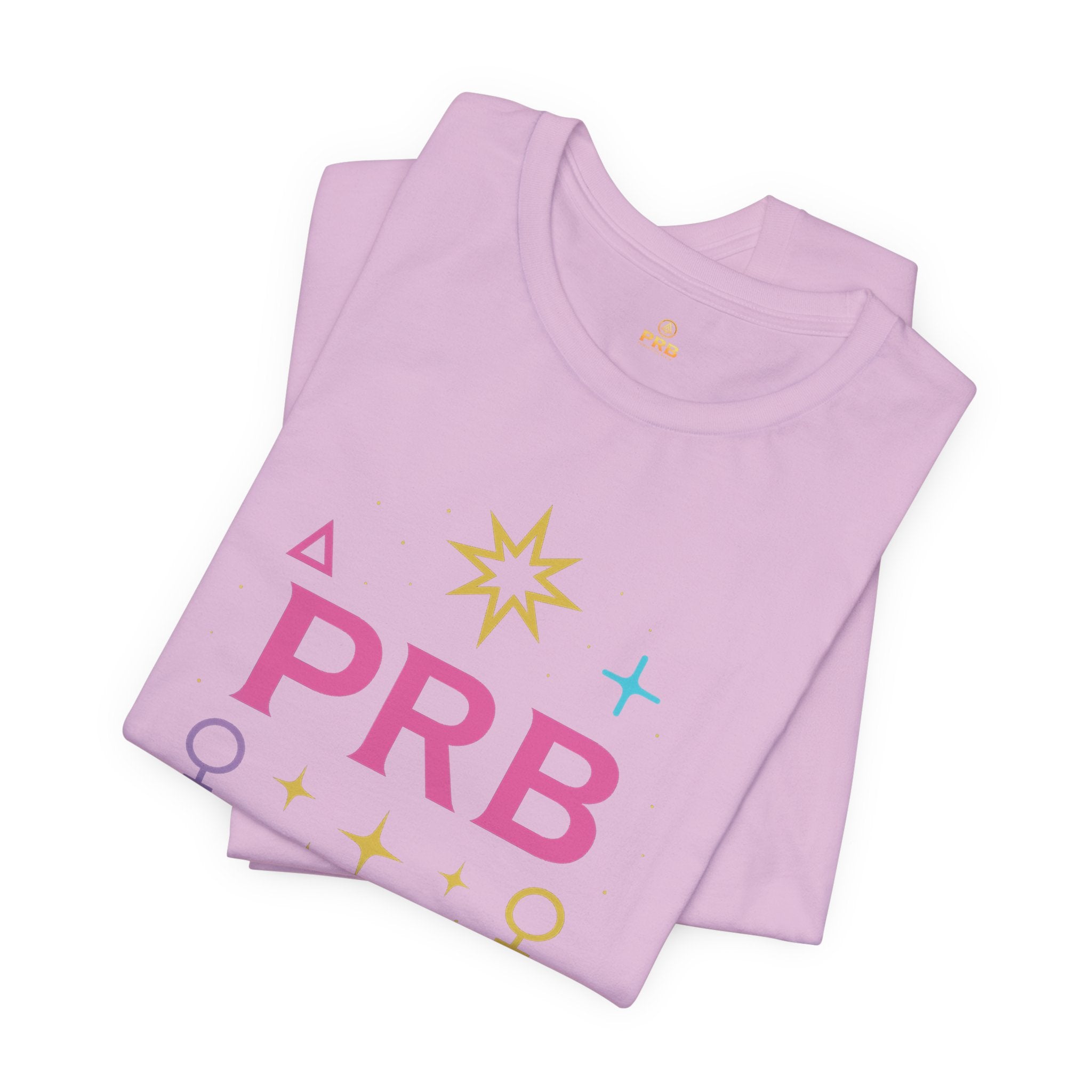 Pretty Rich Bitch The Collection by PRB Floral Lotus T‑Shirt — Colorful Spiritual Symbol Tee by Power Runs Black