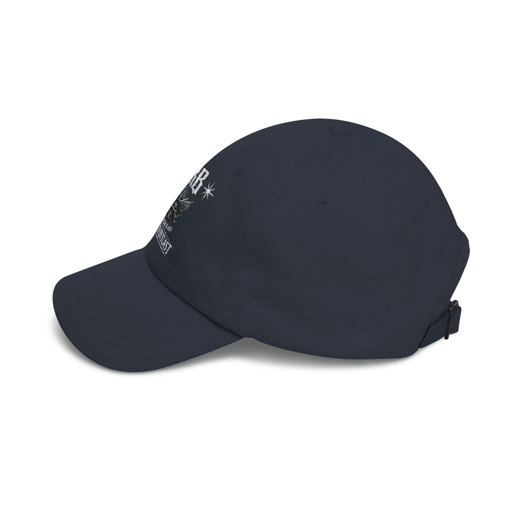 PRB Dad Cap — Vintage Crest Embroidered Baseball Hat by Printify