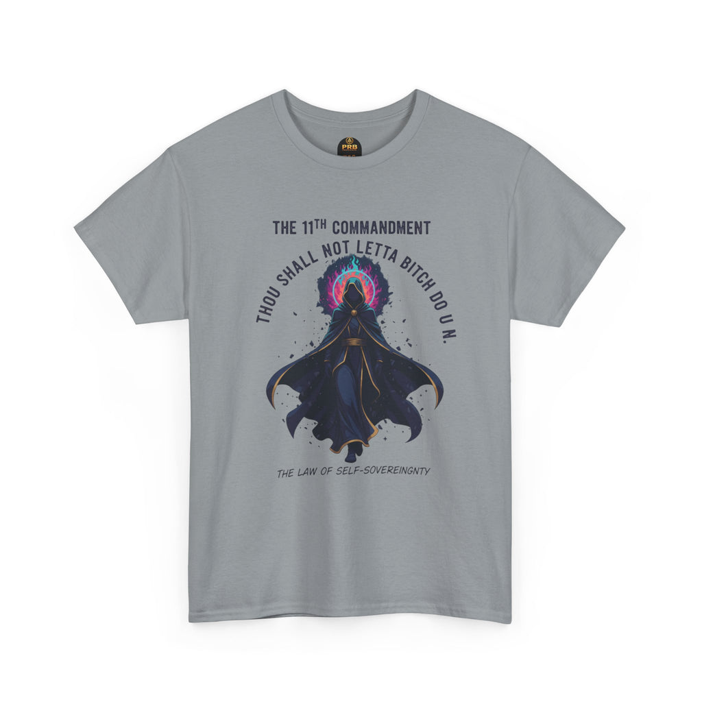 PRB Witchy Raven Graphic Tee — "Thou Shall Not Letta Bitch Do U N" by Printify